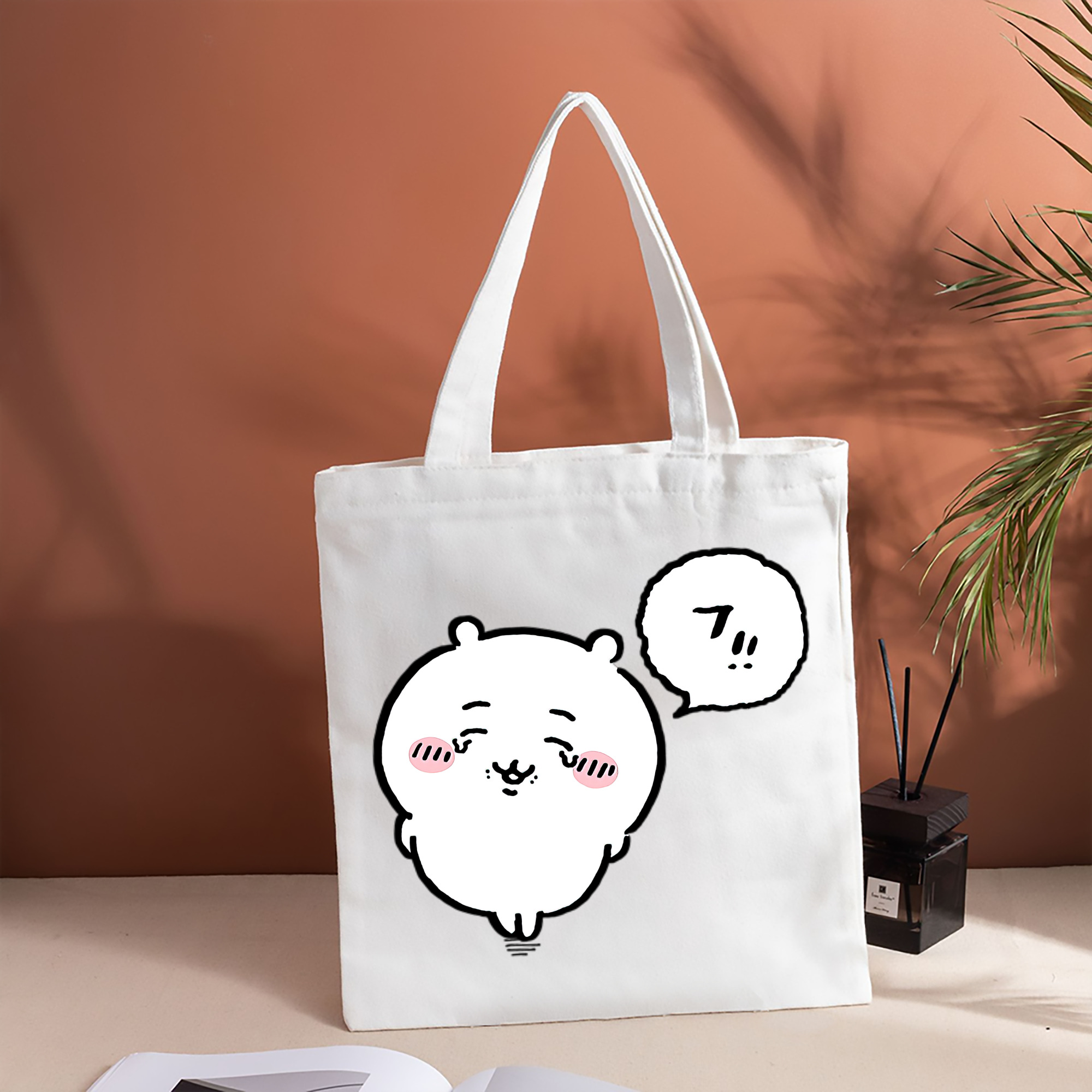 ちいかわ ちいかわ Chii-kawa chiikawa 縦型キャンバス生地手提げバッグ　トートバッグ