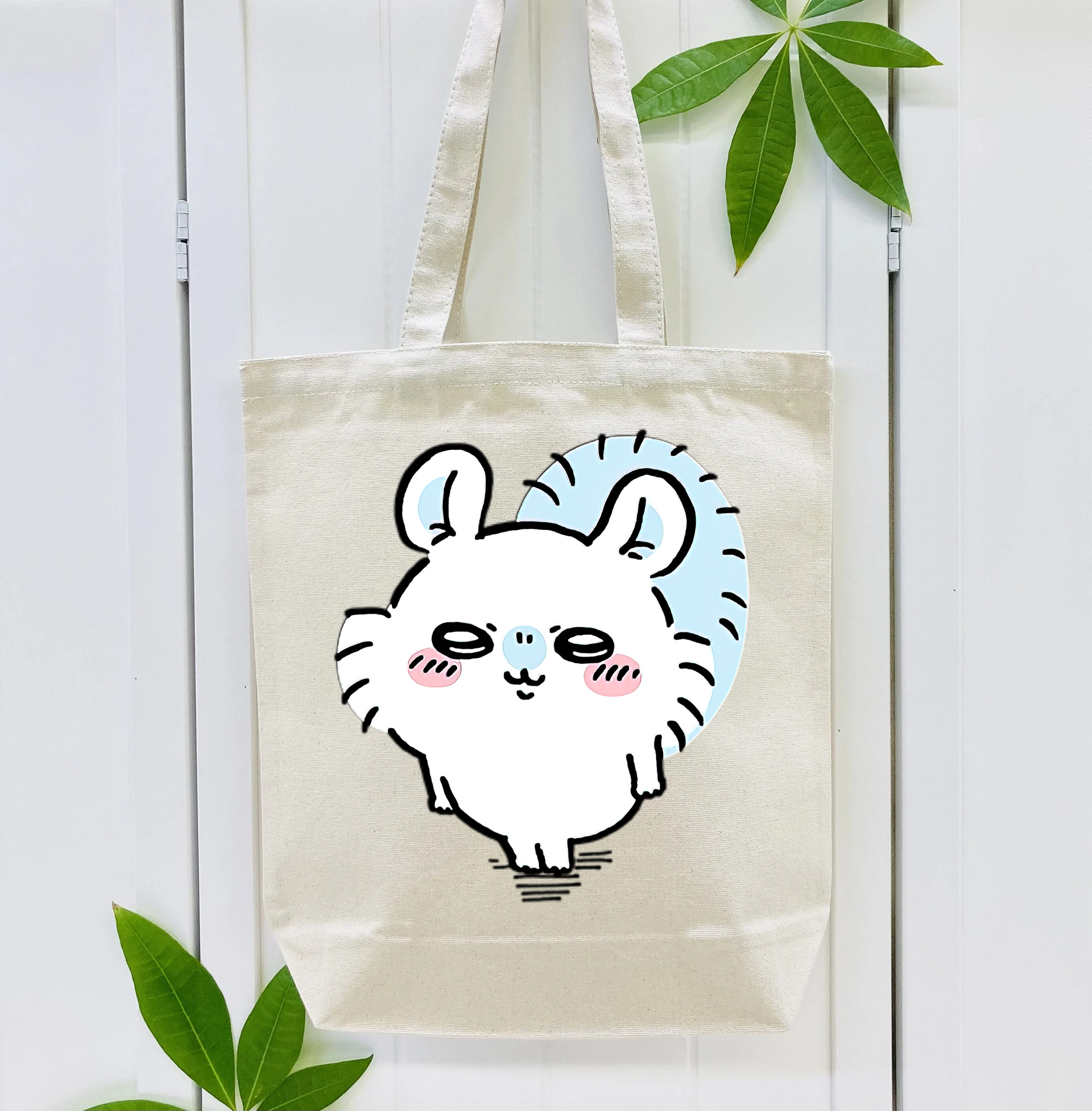 ちいかわ モモンガ Chii-kawa Momonga 縦型キャンバス生地手提げバッグ　トートバッグ