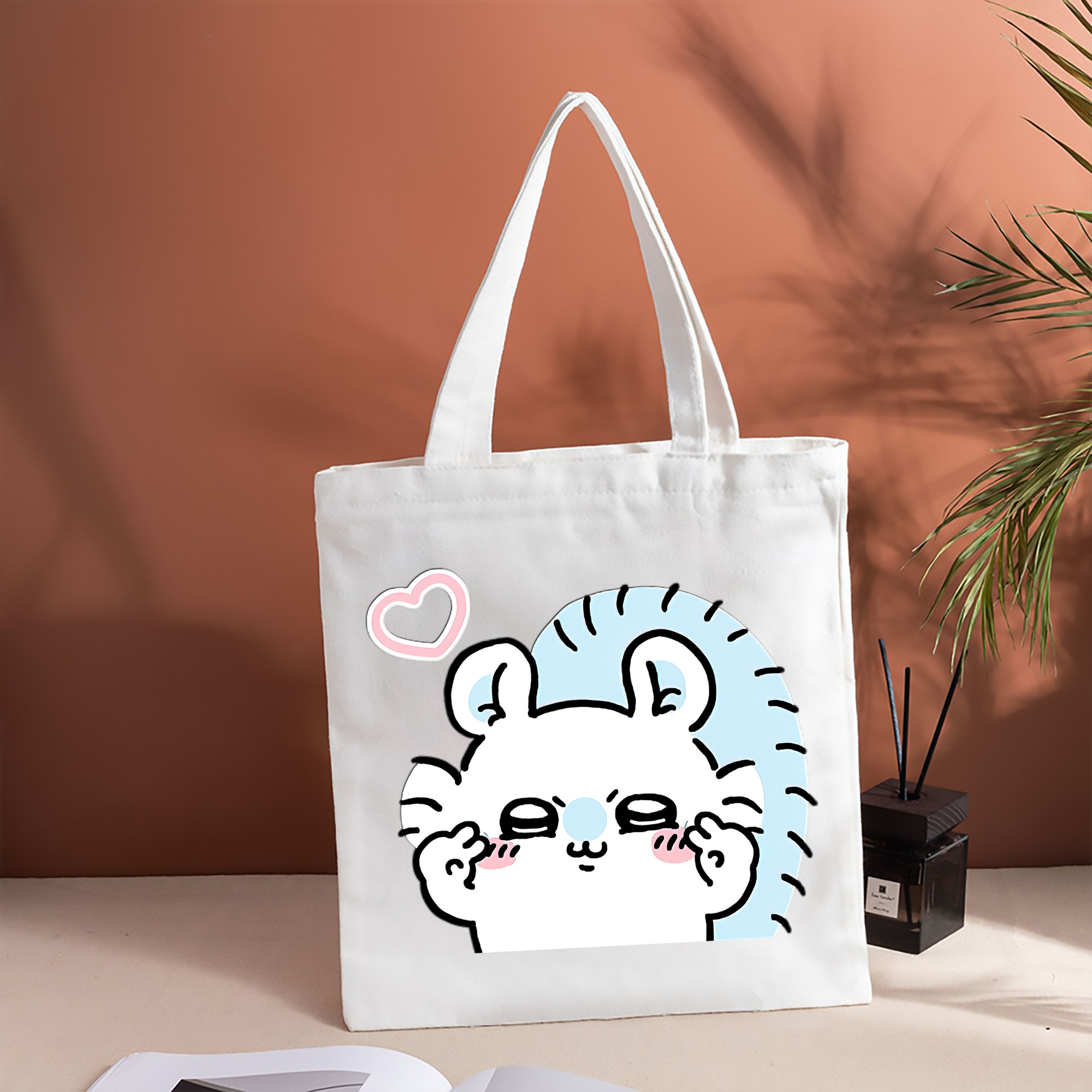 ちいかわ モモンガ Chii-kawa Momonga 縦型キャンバス生地手提げバッグ　トートバッグ
