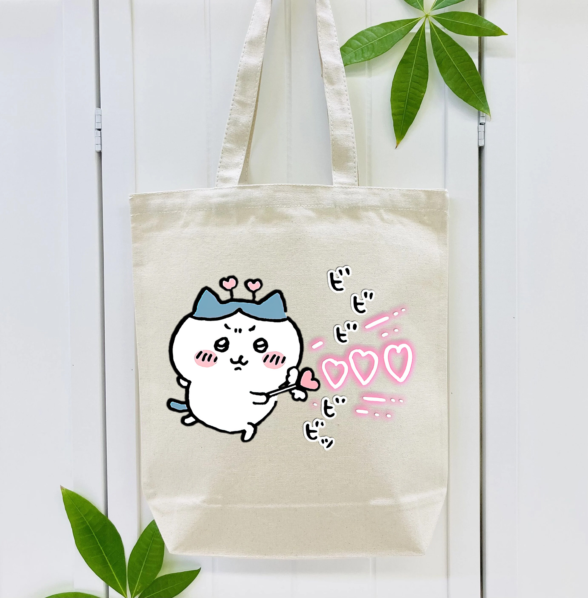 ちいかわ ハチワレ Chii-kawa hachiware 縦型キャンバス生地手提げバッグ　トートバッグ