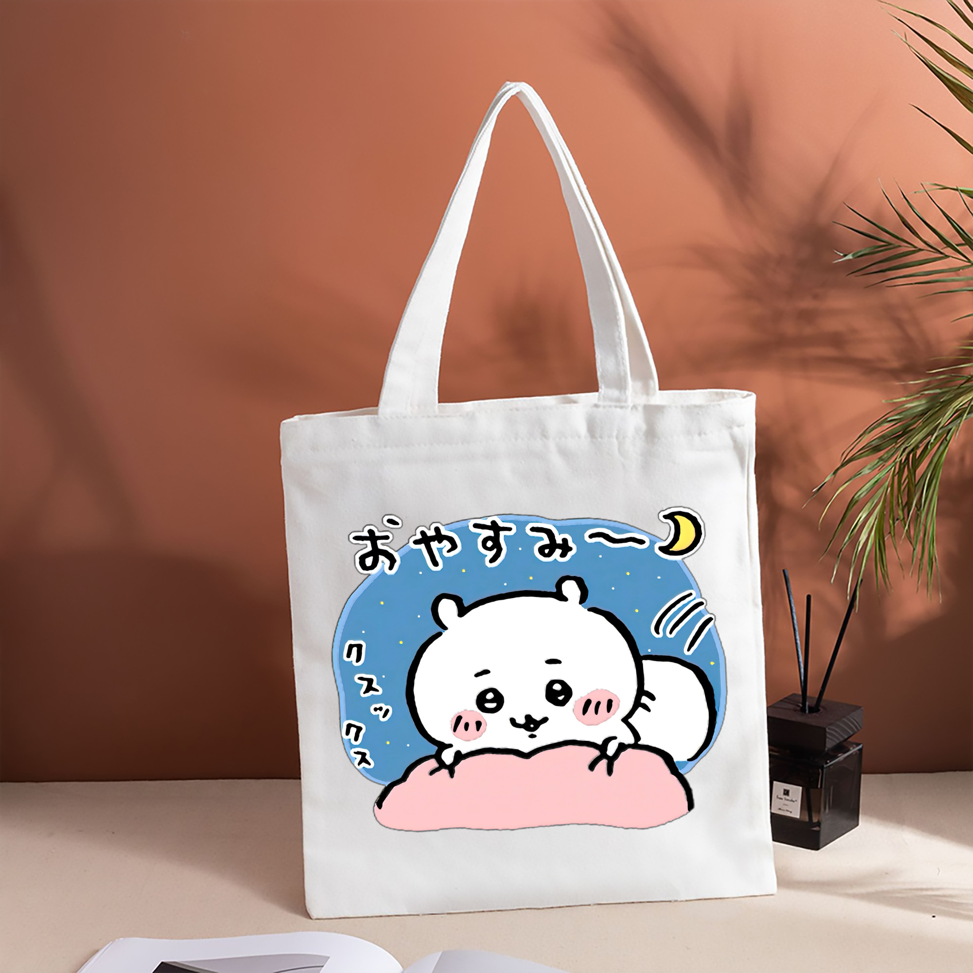 ちいかわ ちいかわ Chii-kawa chiikawa 縦型キャンバス生地手提げバッグ　トートバッグ