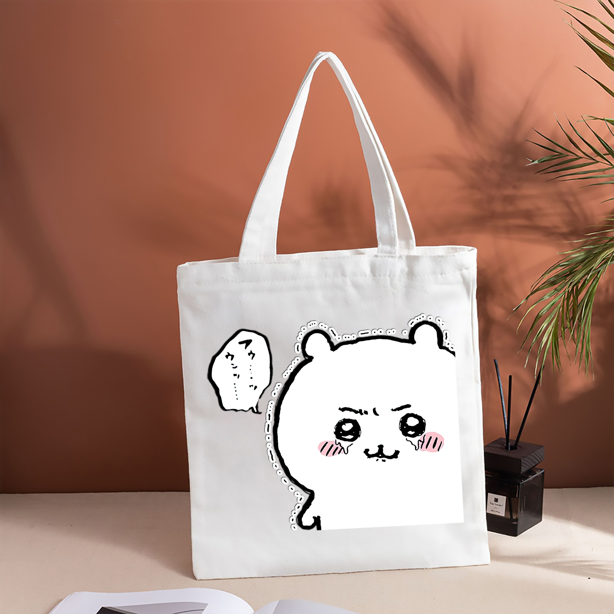 ちいかわ ちいかわ Chii-kawa chiikawa 縦型キャンバス生地手提げバッグ　トートバッグ