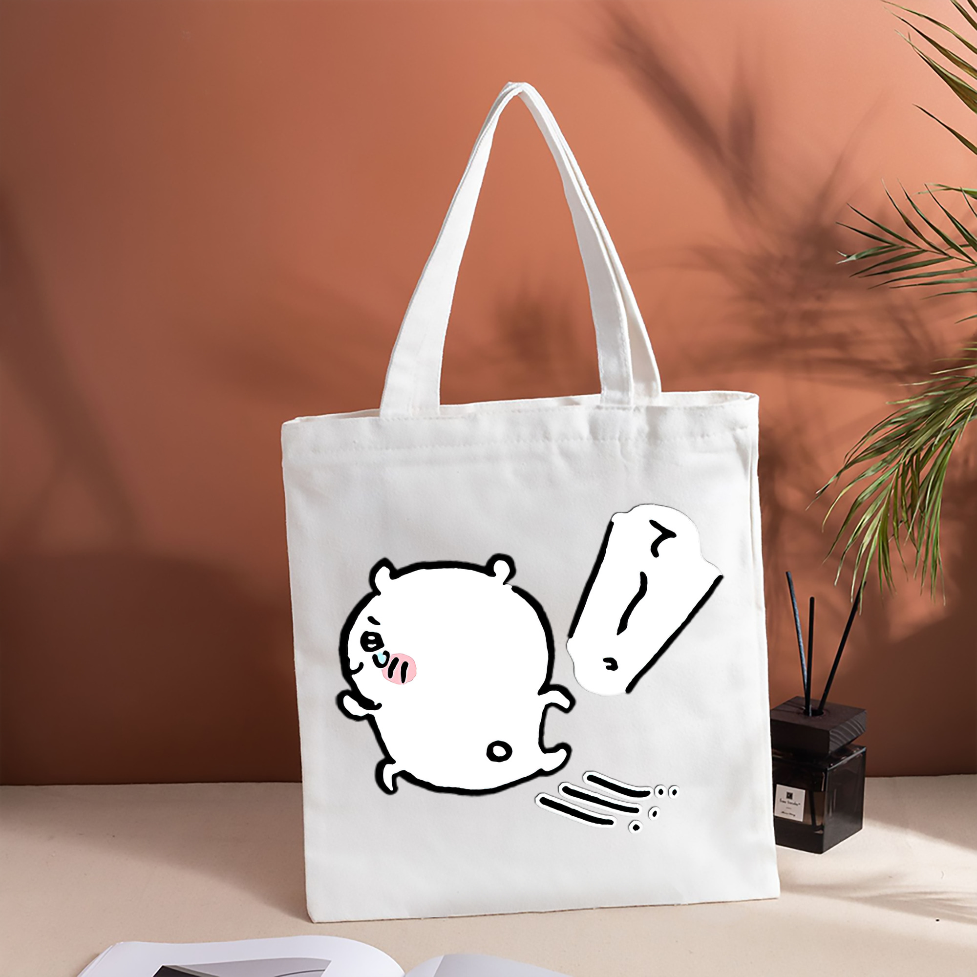 ちいかわ ちいかわ Chii-kawa chiikawa 縦型キャンバス生地手提げバッグ　トートバッグ