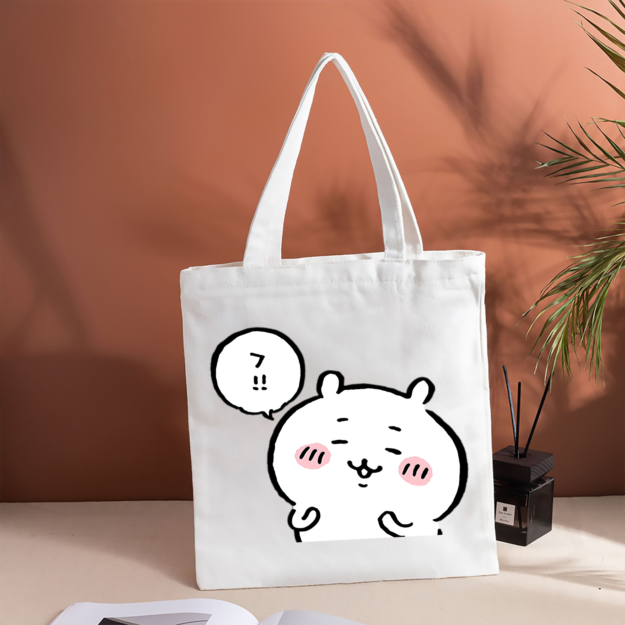 ちいかわ ちいかわ Chii-kawa chiikawa 縦型キャンバス生地手提げバッグ　トートバッグ