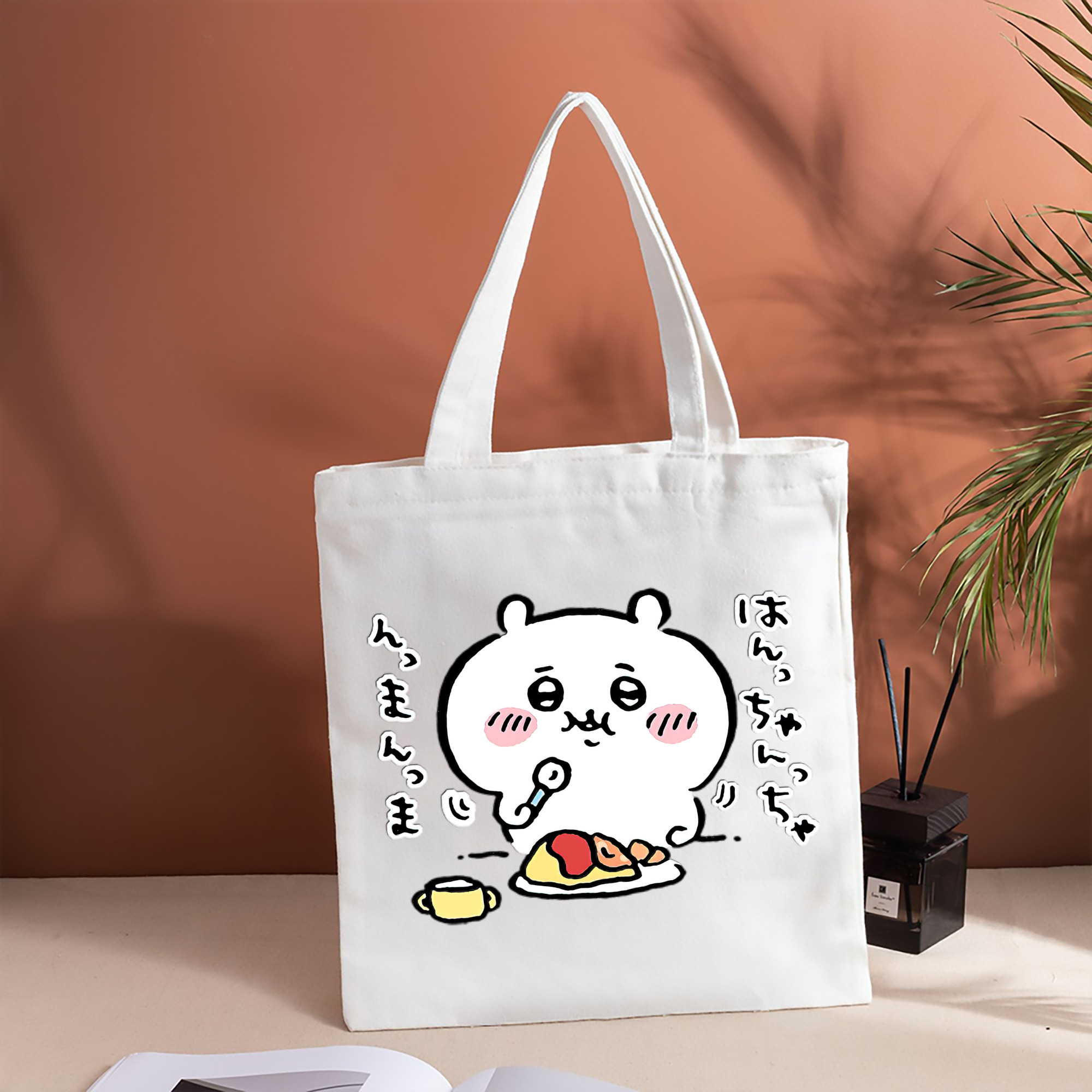 ちいかわ ちいかわ Chii-kawa chiikawa 縦型キャンバス生地手提げバッグ　トートバッグ