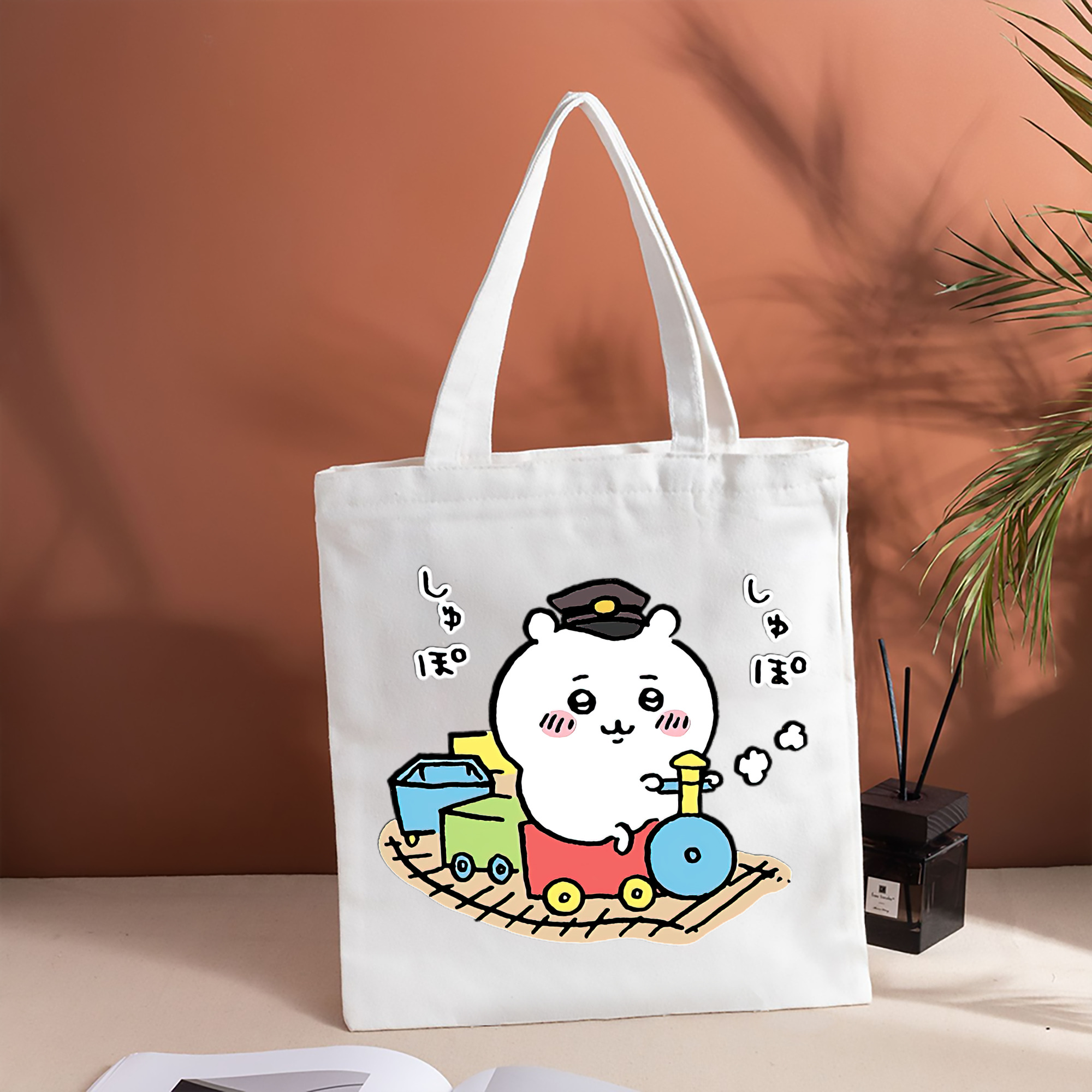 ちいかわ ちいかわ Chii-kawa chiikawa 縦型キャンバス生地手提げバッグ　トートバッグ