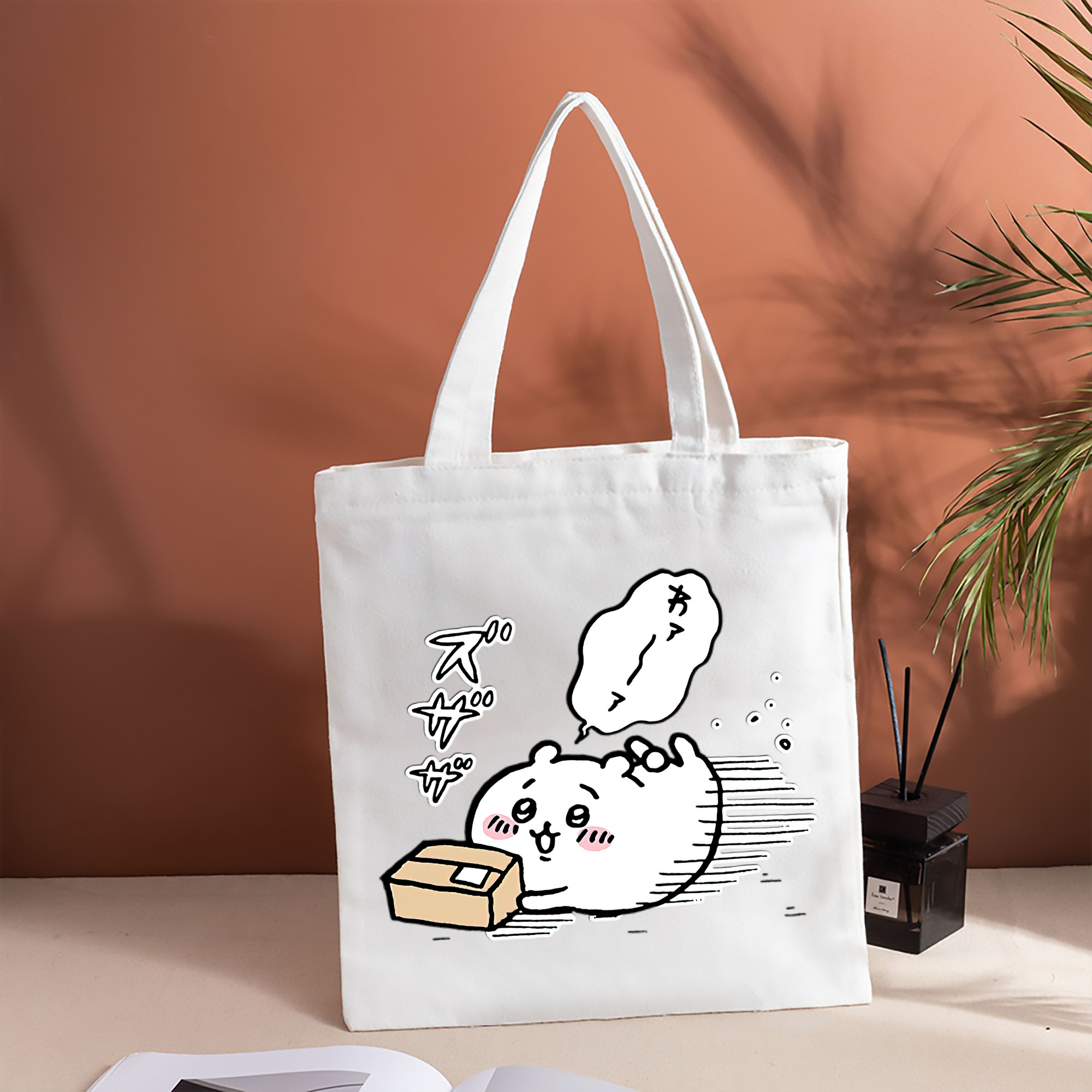 ちいかわ ちいかわ Chii-kawa chiikawa 縦型キャンバス生地手提げバッグ　トートバッグ