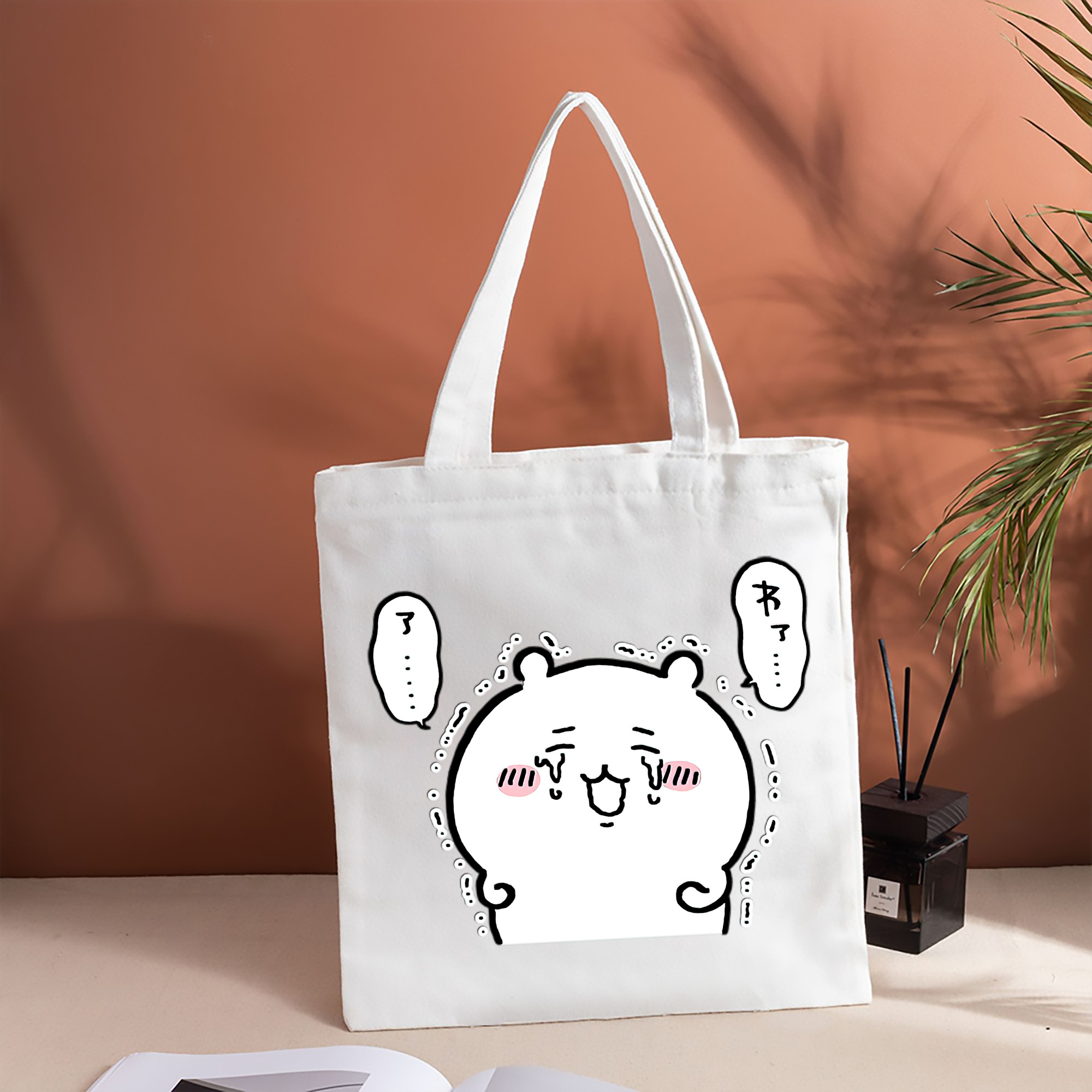 ちいかわ ちいかわ Chii-kawa chiikawa 縦型キャンバス生地手提げバッグ　トートバッグ