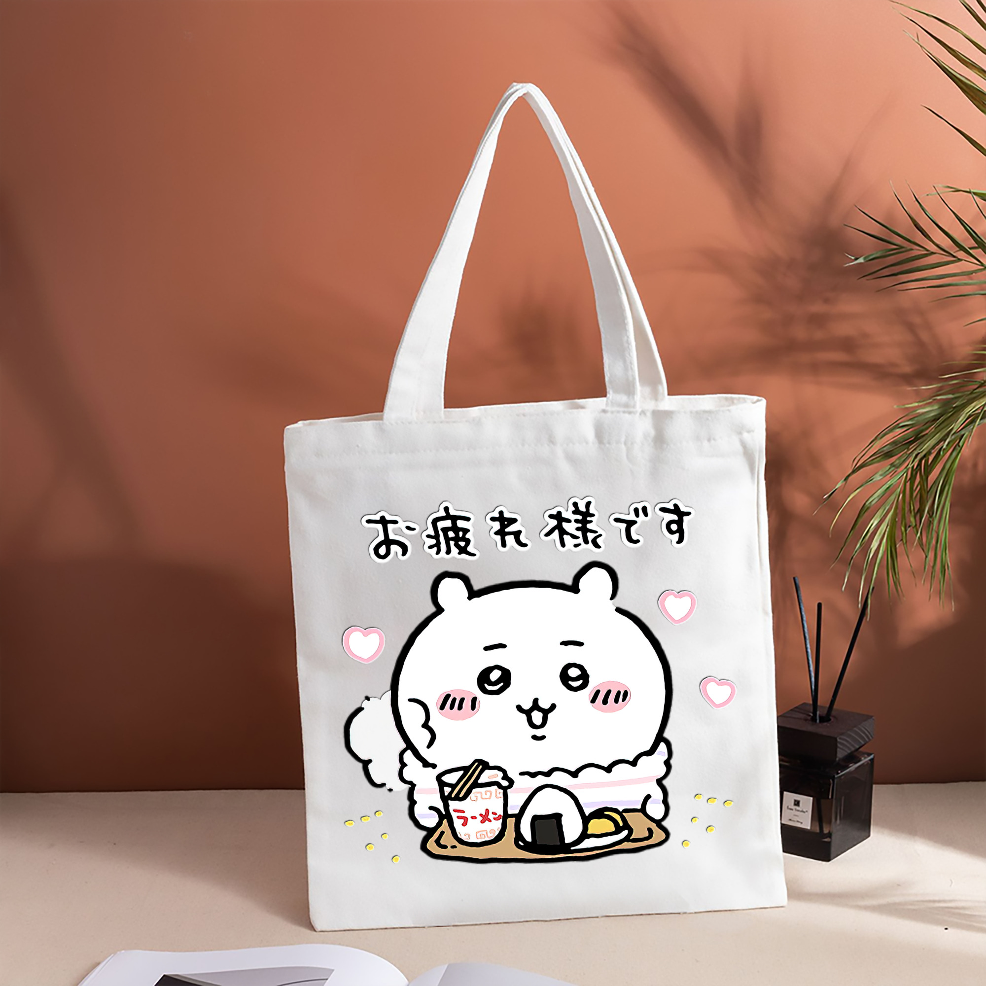 ちいかわ ちいかわ Chii-kawa chiikawa 縦型キャンバス生地手提げバッグ　トートバッグ