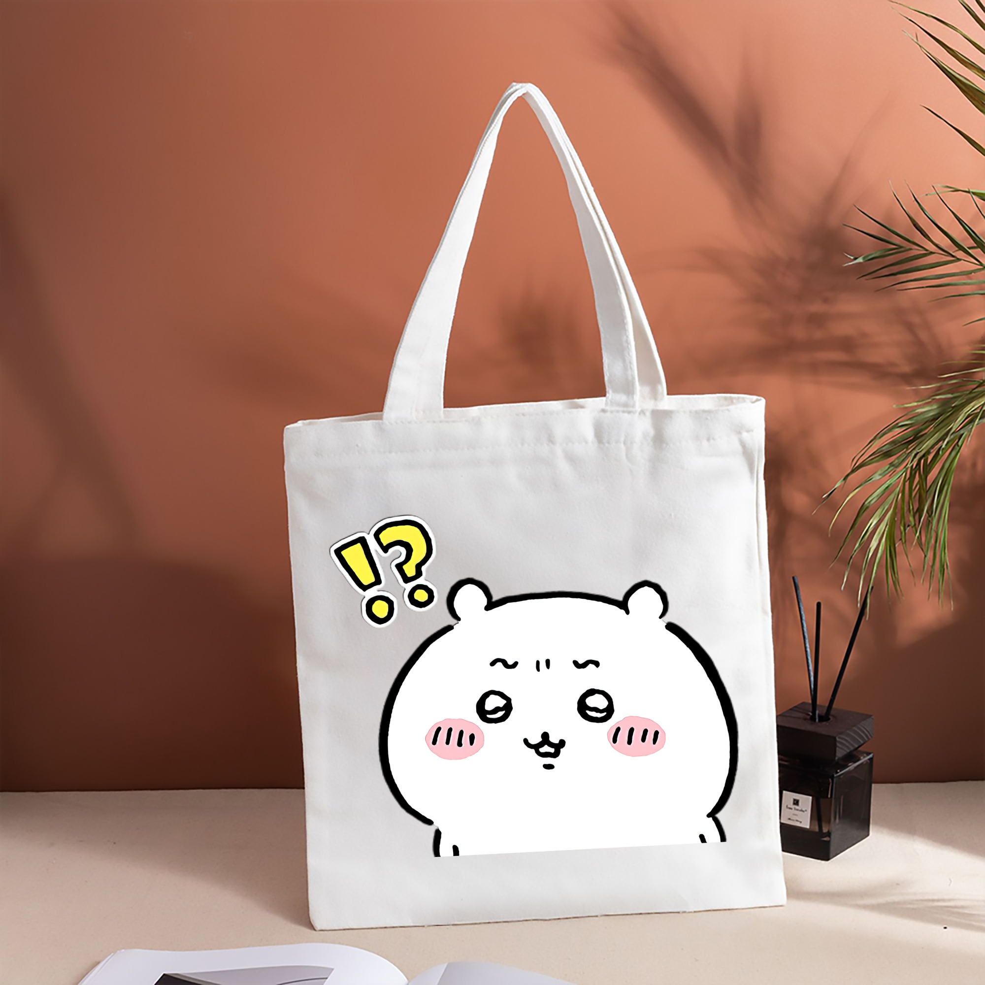ちいかわ ちいかわ Chii-kawa chiikawa 縦型キャンバス生地手提げバッグ　トートバッグ