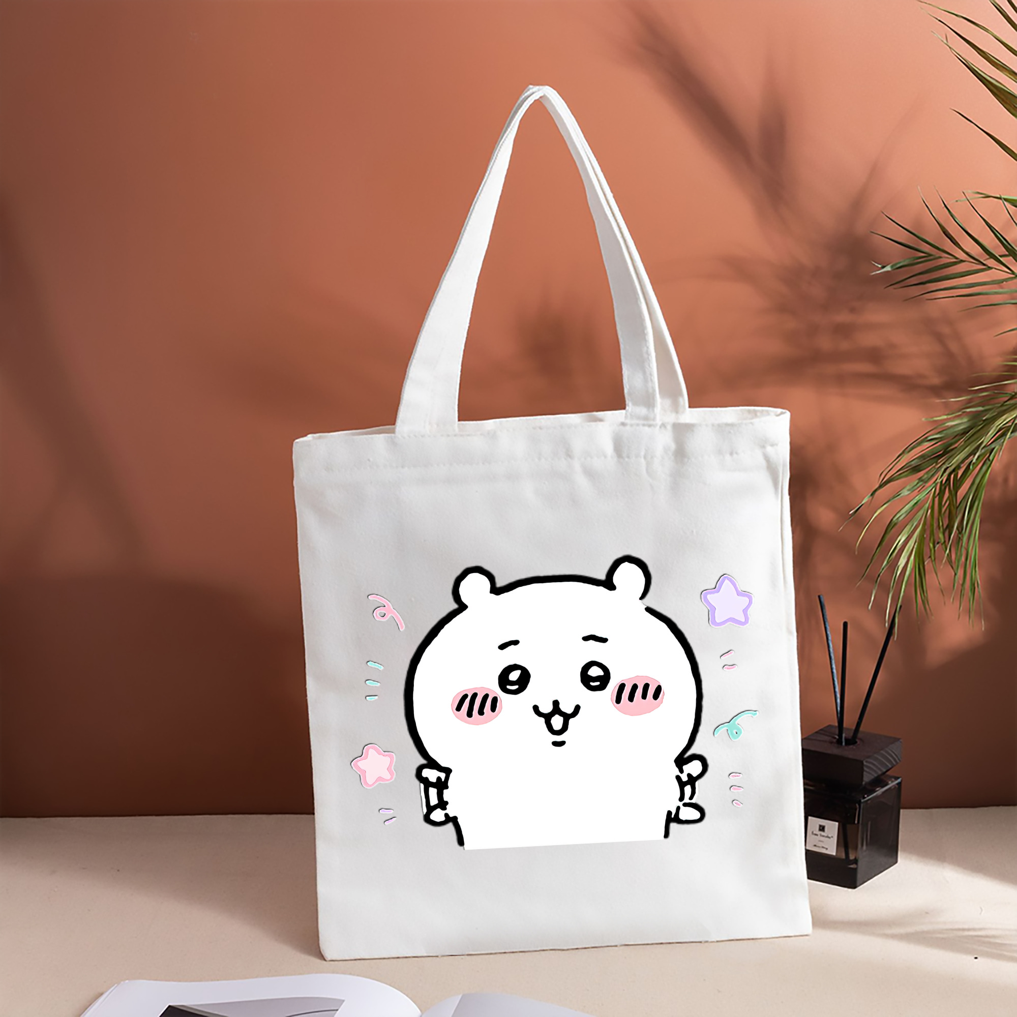 ちいかわ ちいかわ Chii-kawa chiikawa 縦型キャンバス生地手提げバッグ　トートバッグ