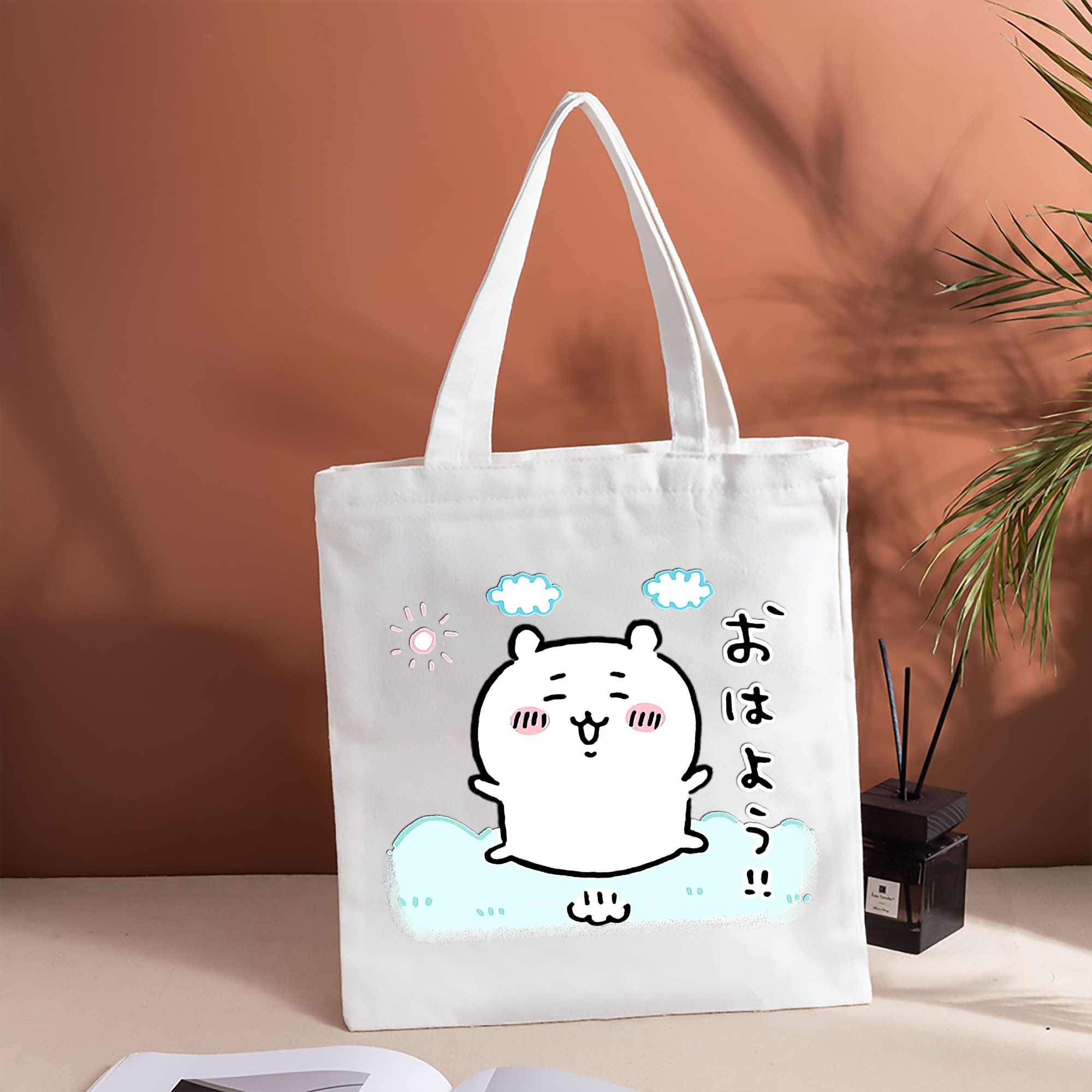 ちいかわ ちいかわ Chii-kawa chiikawa 縦型キャンバス生地手提げバッグ　トートバッグ
