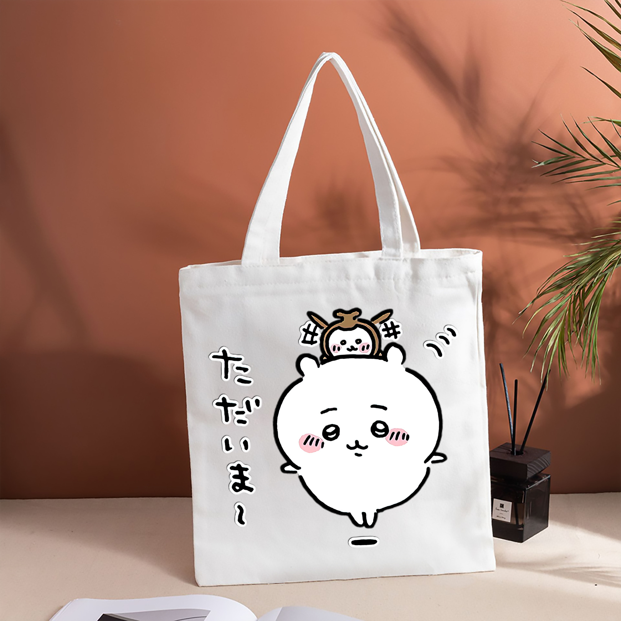 ちいかわ ちいかわ Chii-kawa chiikawa 縦型キャンバス生地手提げバッグ　トートバッグ