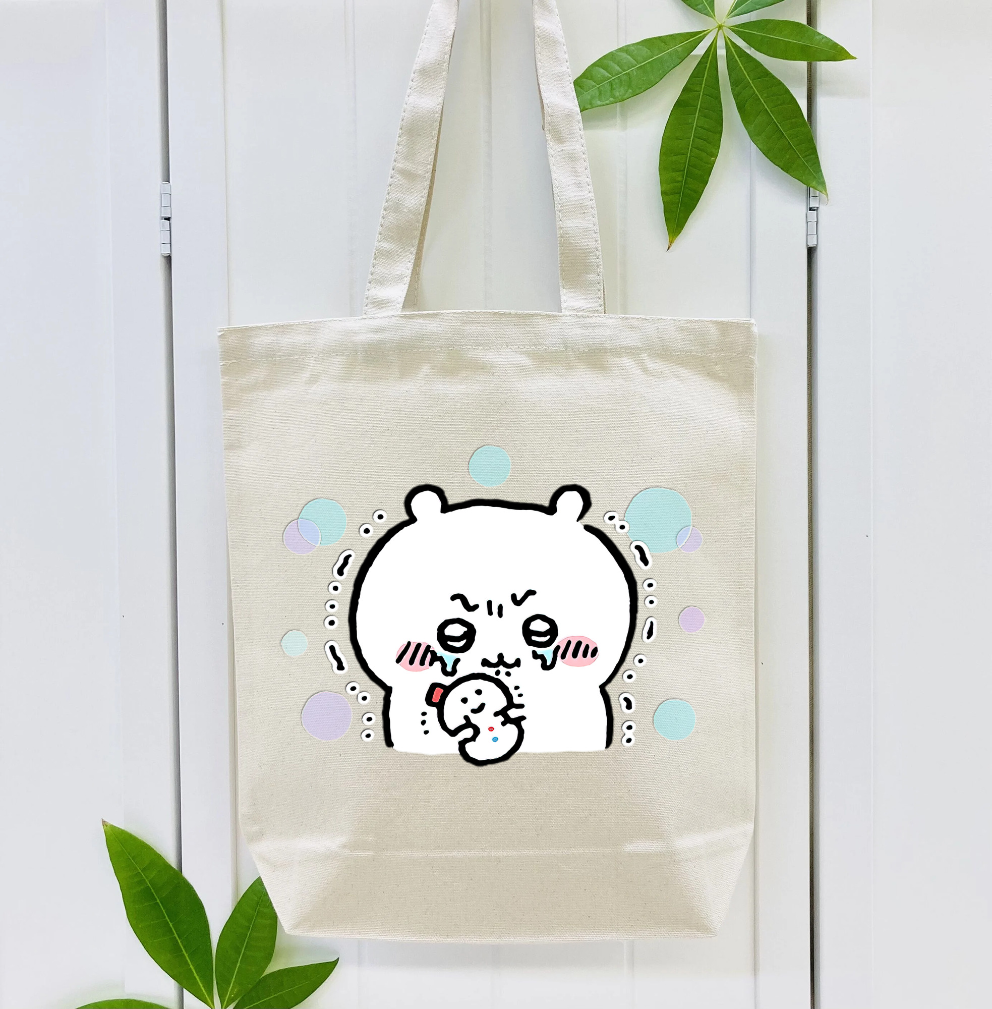 ちいかわ ちいかわ Chii-kawa chiikawa 縦型キャンバス生地手提げバッグ　トートバッグ