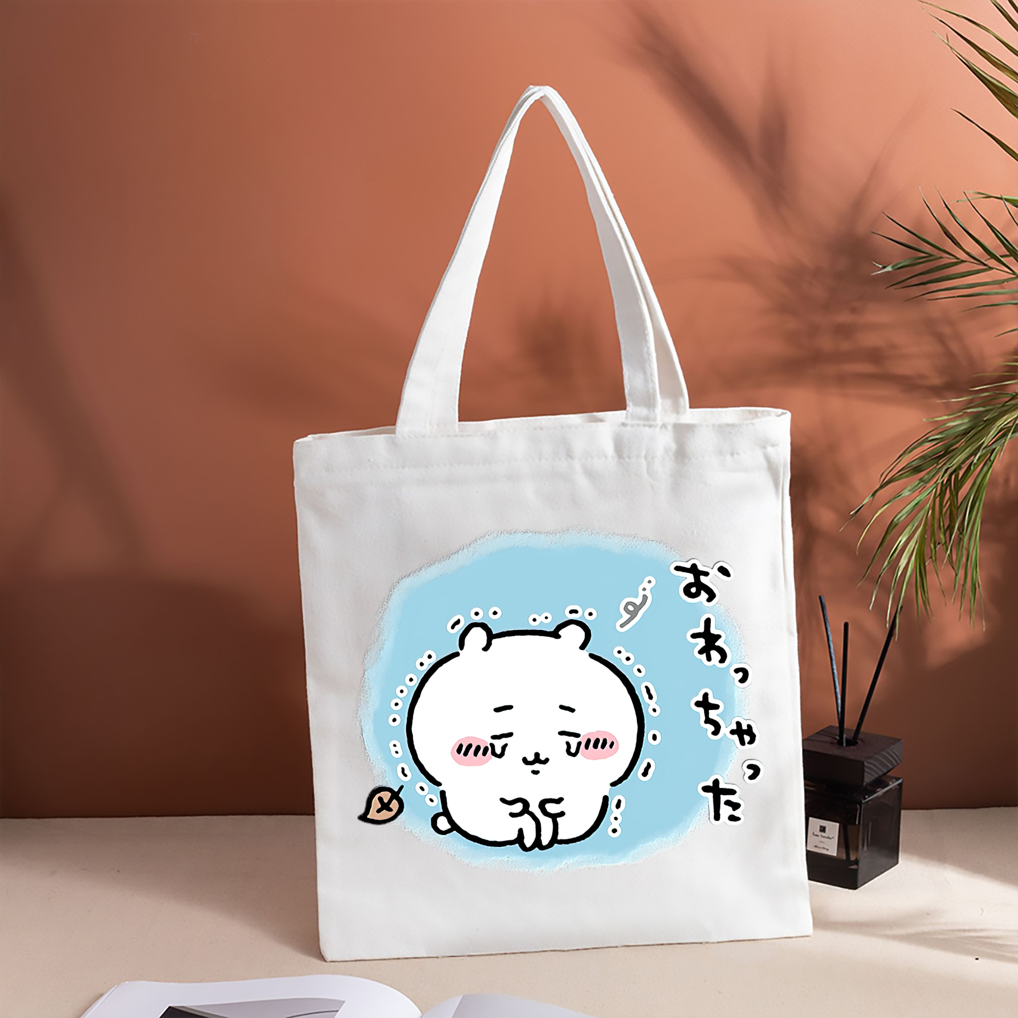 ちいかわ ちいかわ Chii-kawa chiikawa 縦型キャンバス生地手提げバッグ　トートバッグ