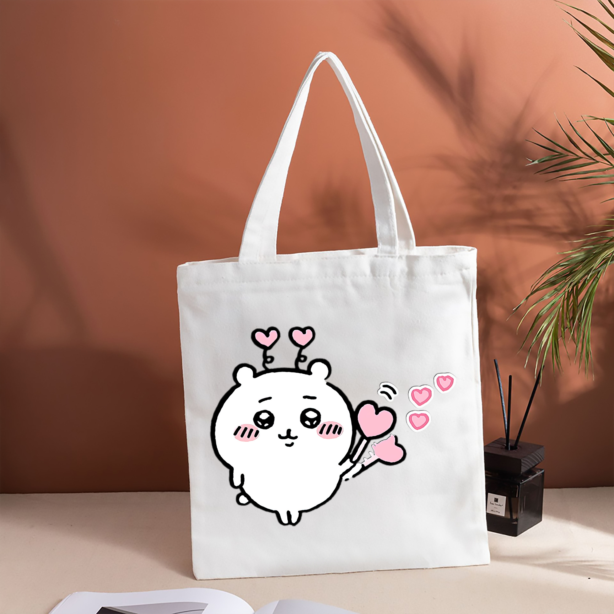 ちいかわ ちいかわ Chii-kawa chiikawa 縦型キャンバス生地手提げバッグ　トートバッグ