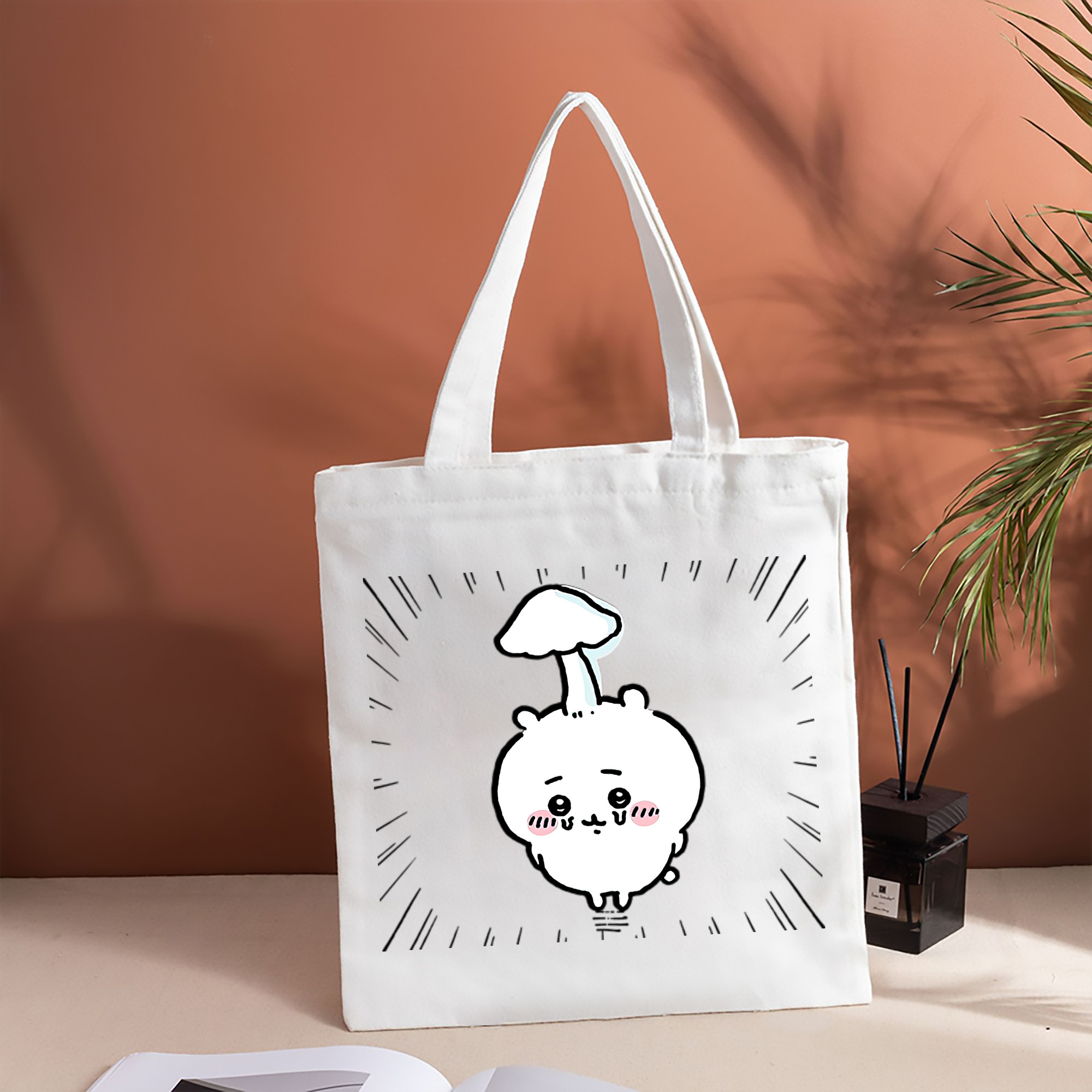 ちいかわ ちいかわ Chii-kawa chiikawa 縦型キャンバス生地手提げバッグ　トートバッグ