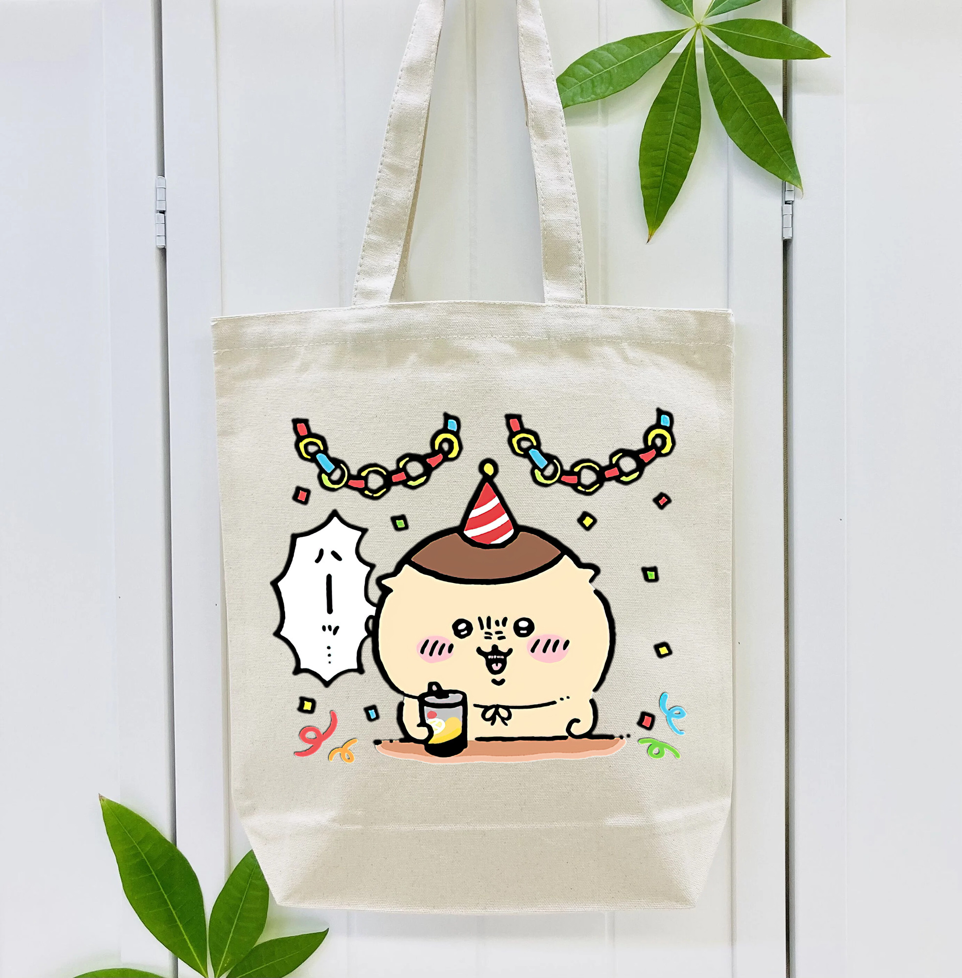 ちいかわ くりまんじゅう Chii-kawa kuri manjū 縦型キャンバス生地手提げバッグ　トートバッグ