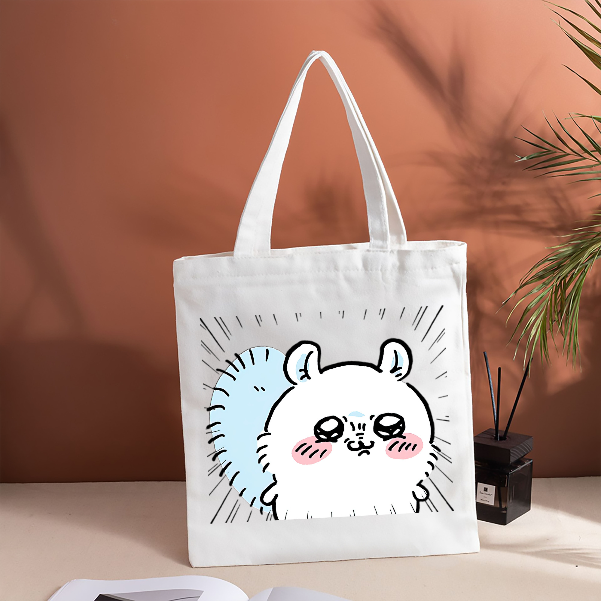ちいかわ モモンガ Chii-kawa Momonga 縦型キャンバス生地手提げバッグ　トートバッグ