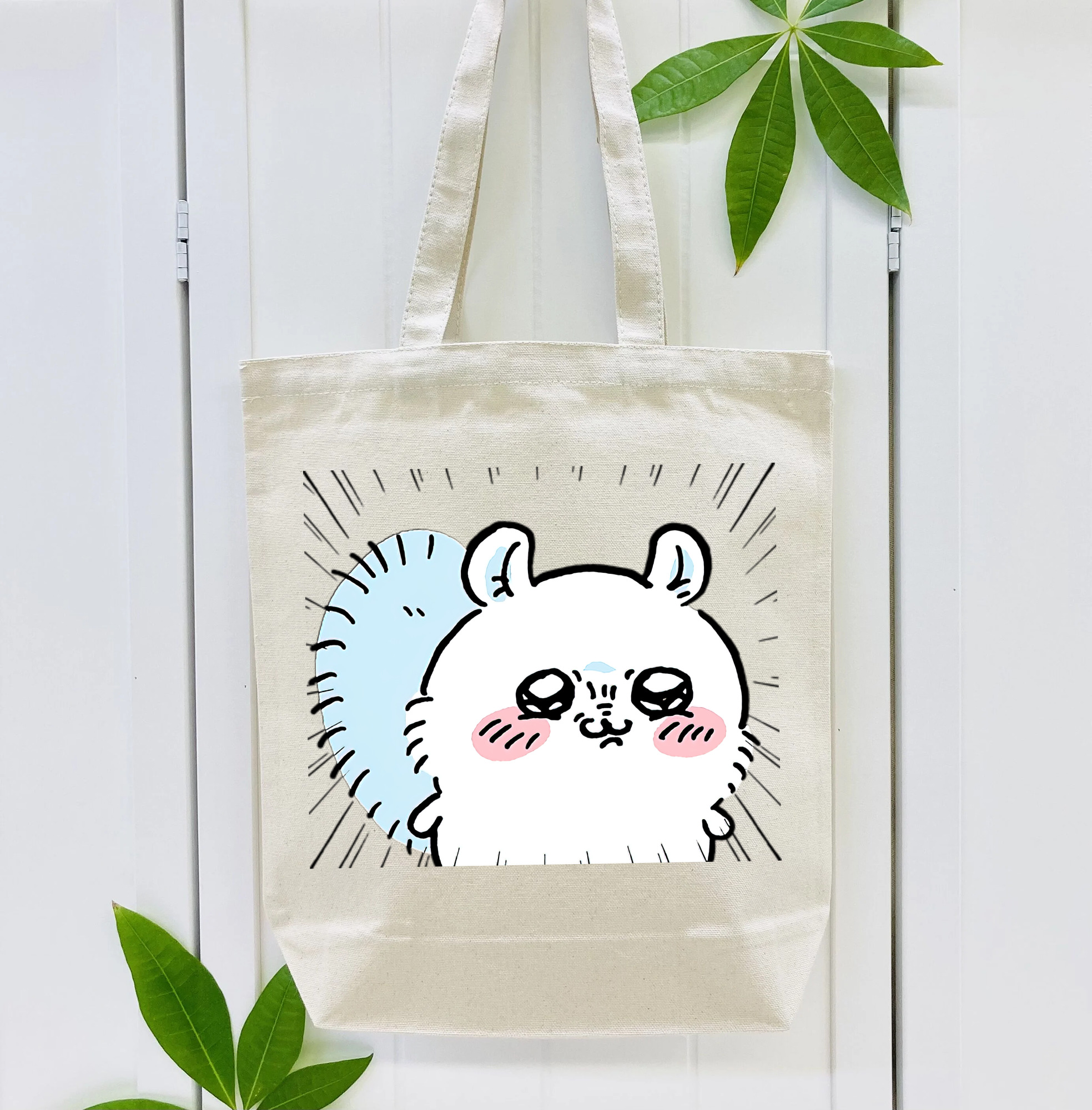 ちいかわ モモンガ Chii-kawa Momonga 縦型キャンバス生地手提げバッグ　トートバッグ
