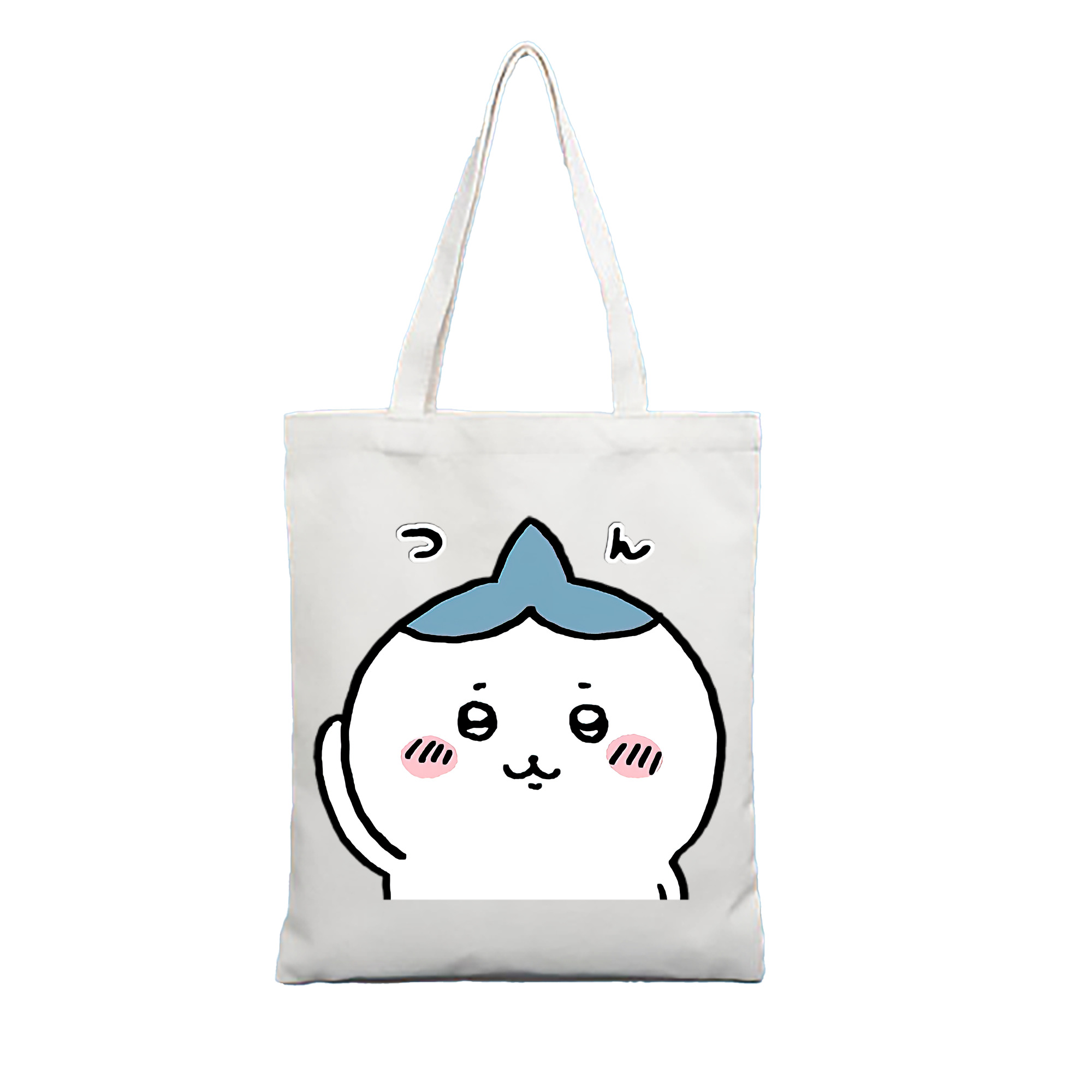 （画像用） ちいかわ ハチワレ Chii-kawa hachiware 縦型キャンバス生地手提げバッグ　トートバッグ
