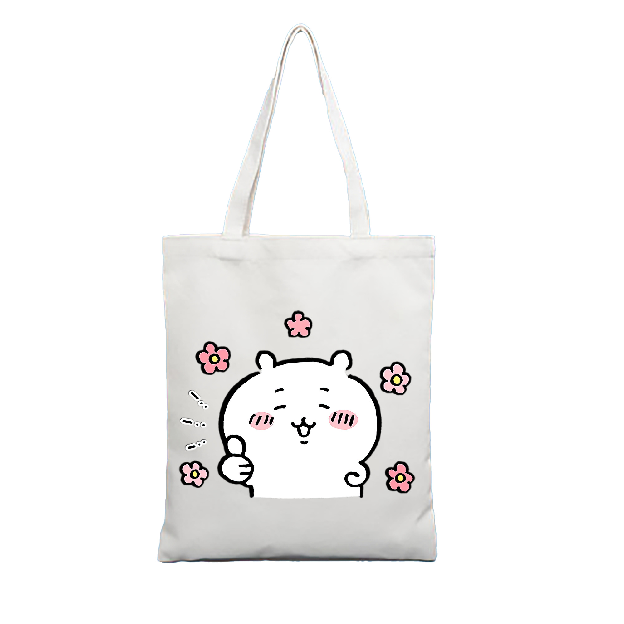 （画像用） ちいかわ ちいかわ Chii-kawa chiikawa 縦型キャンバス生地手提げバッグ　トートバッグ