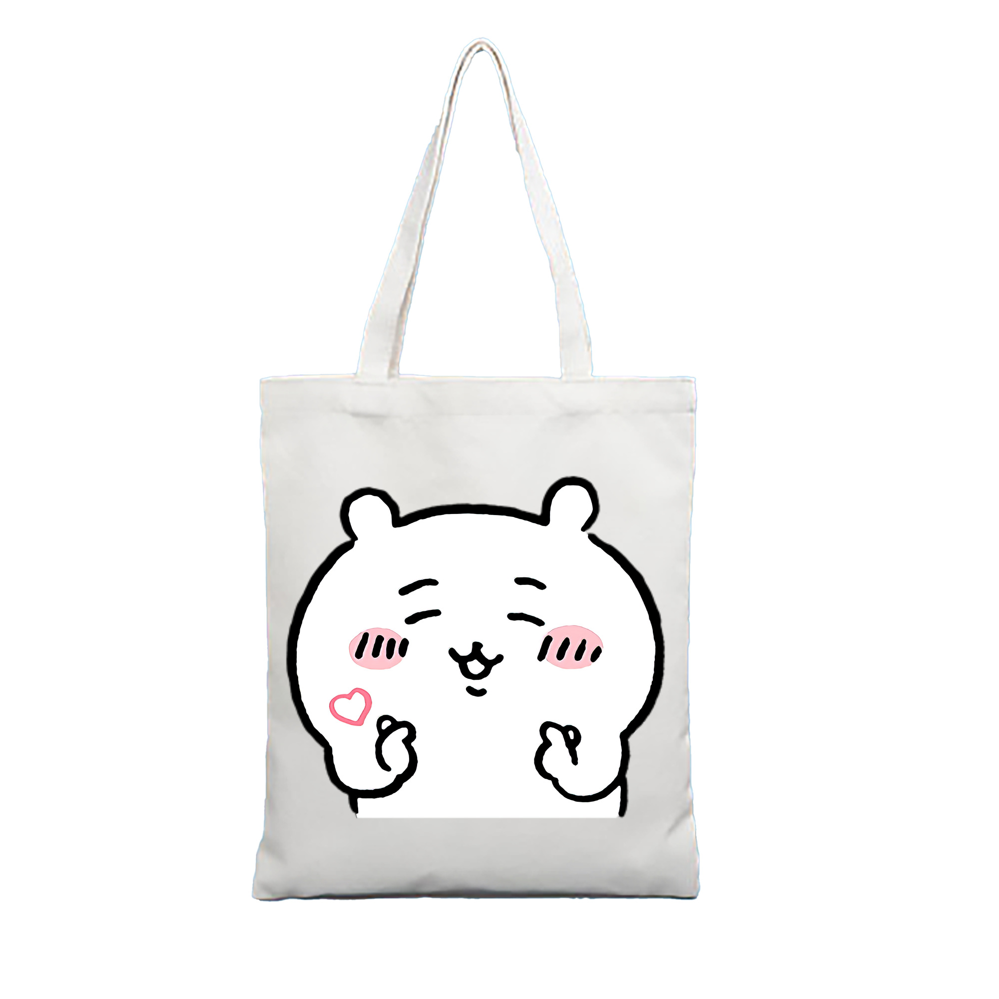 （画像用） ちいかわ ちいかわ Chii-kawa chiikawa 縦型キャンバス生地手提げバッグ　トートバッグ