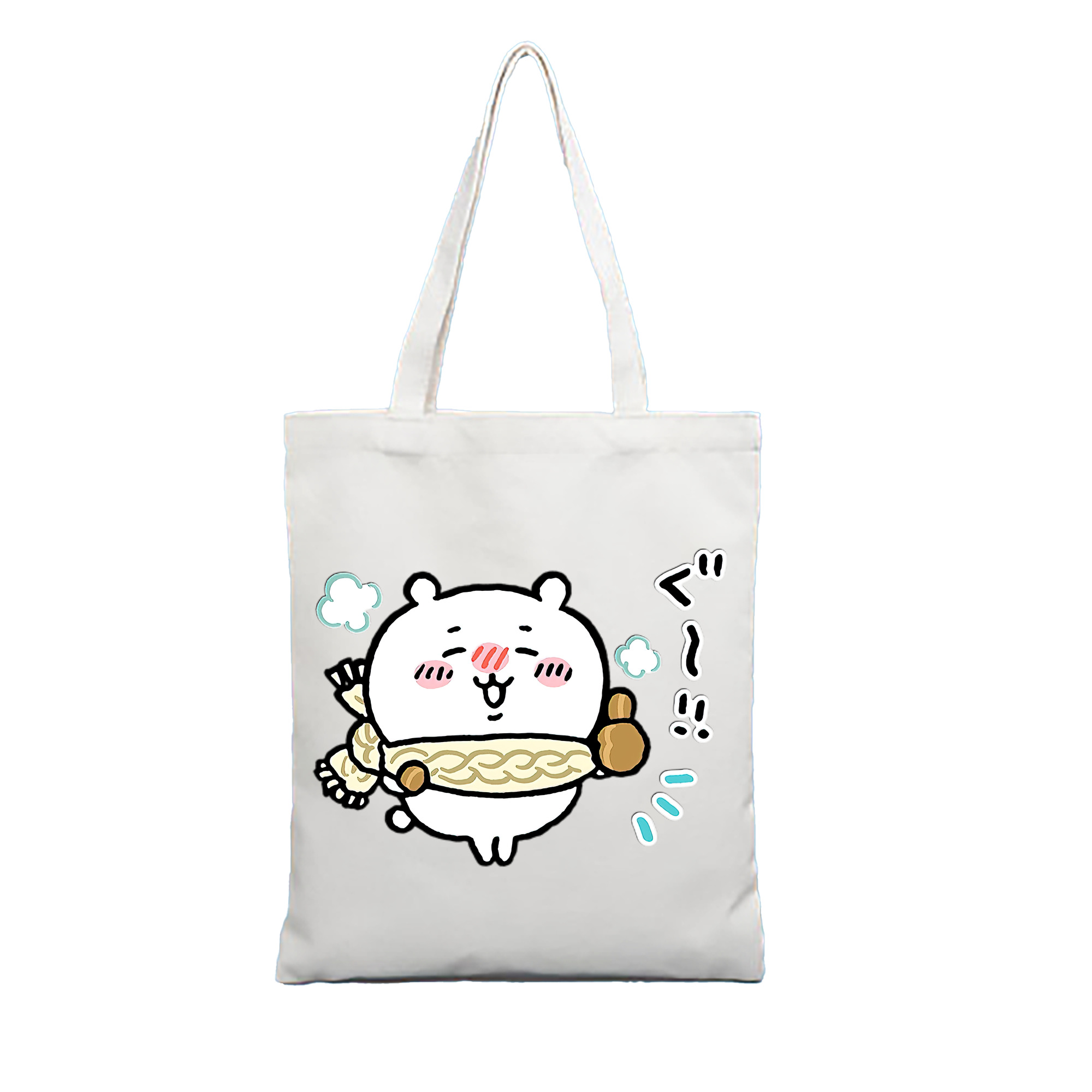 （画像用） ちいかわ ちいかわ Chii-kawa chiikawa 縦型キャンバス生地手提げバッグ　トートバッグ