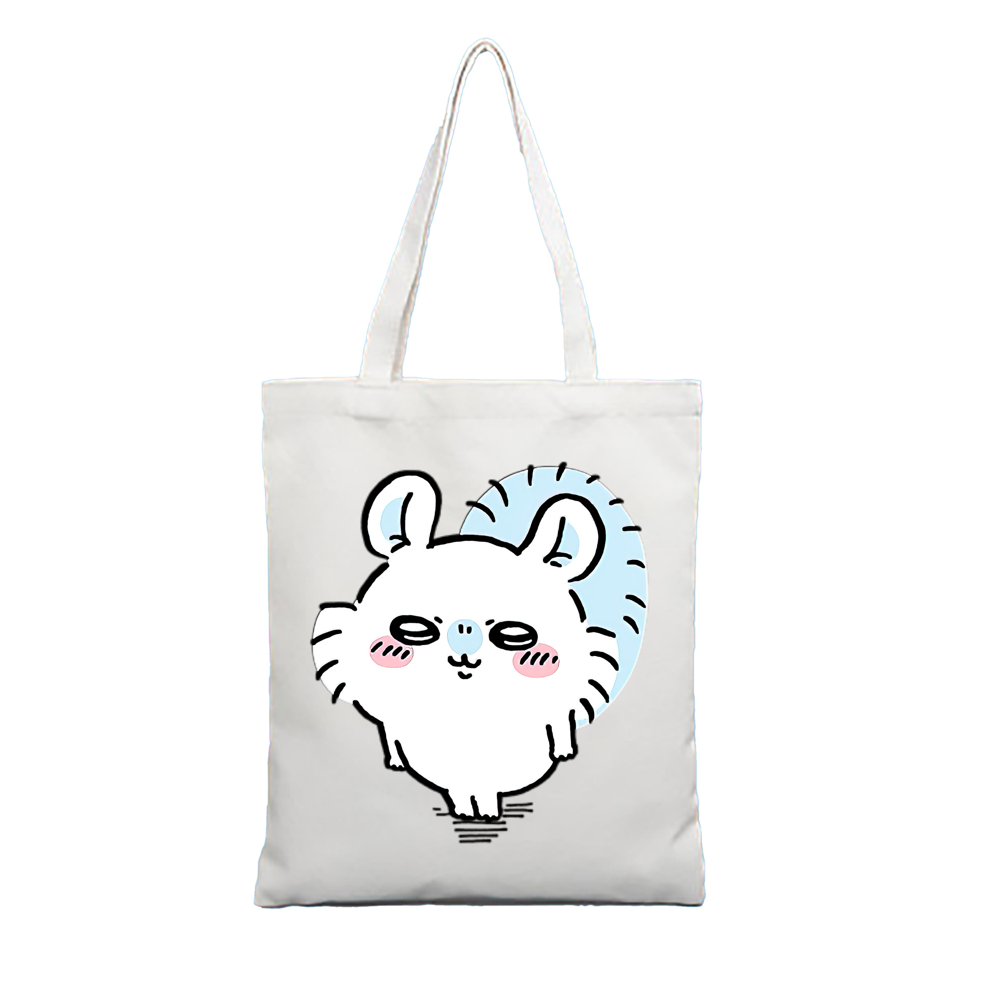 （画像用） ちいかわ モモンガ Chii-kawa Momonga 縦型キャンバス生地手提げバッグ　トートバッグ