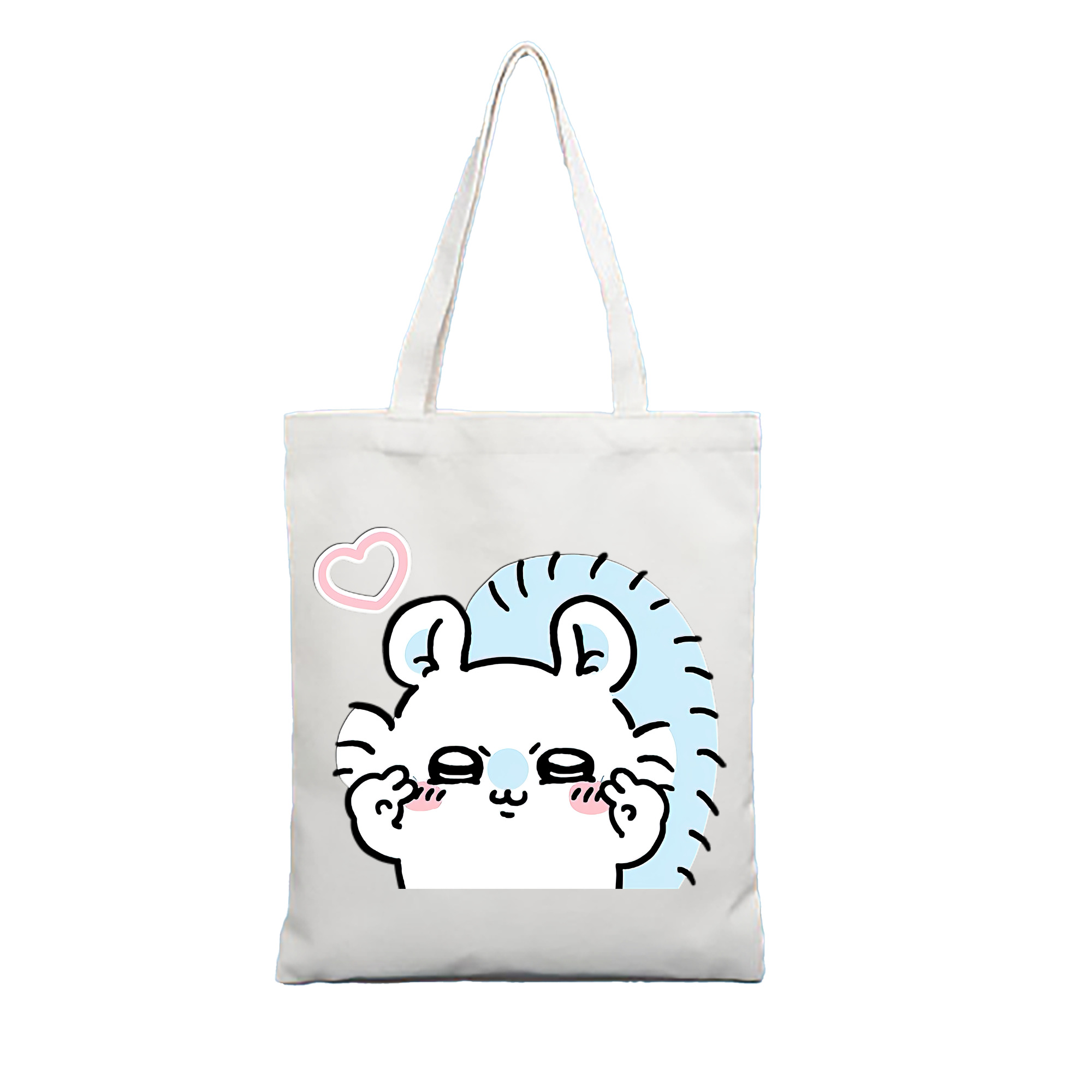 （画像用） ちいかわ モモンガ Chii-kawa Momonga 縦型キャンバス生地手提げバッグ　トートバッグ