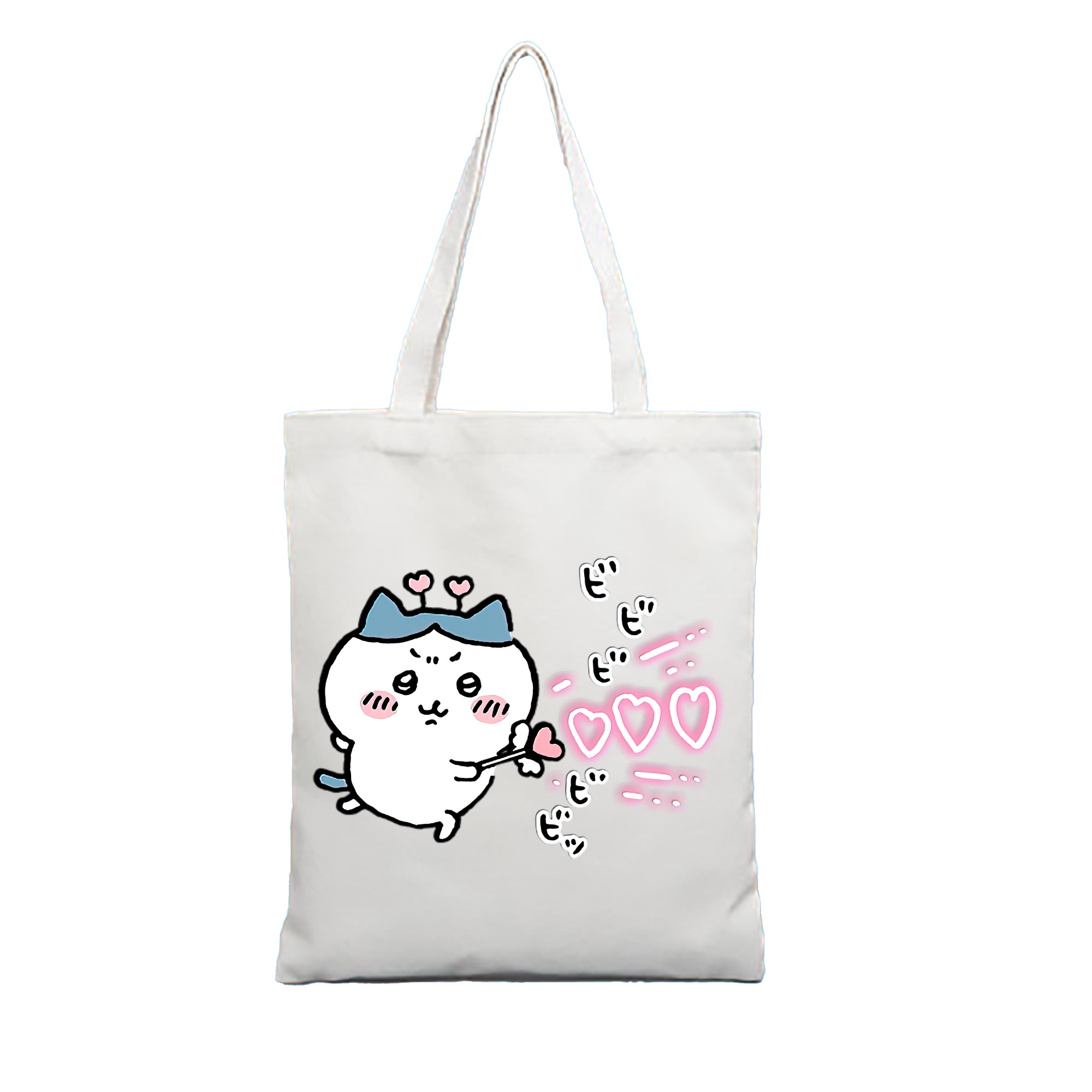 （画像用） ちいかわ ハチワレ Chii-kawa hachiware 縦型キャンバス生地手提げバッグ　トートバッグ