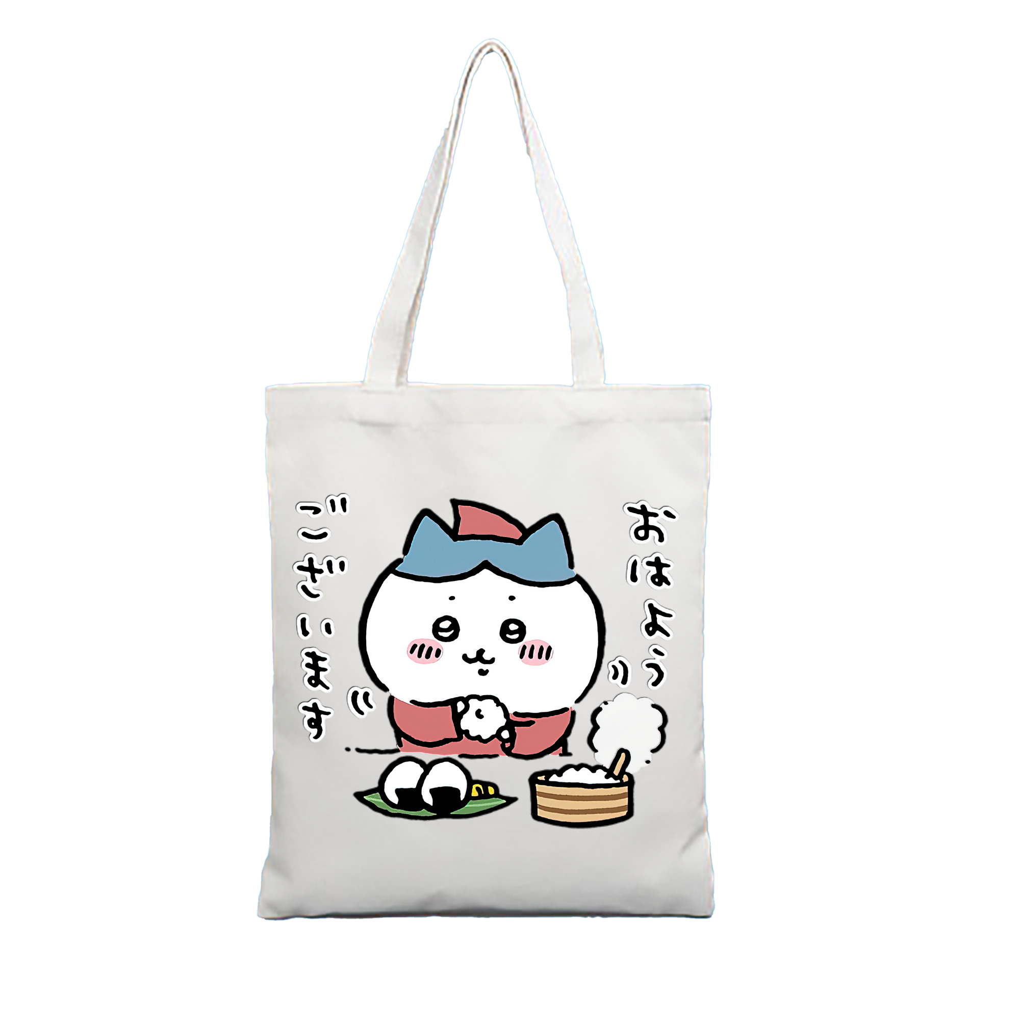 （画像用） ちいかわ ハチワレ Chii-kawa hachiware 縦型キャンバス生地手提げバッグ　トートバッグ