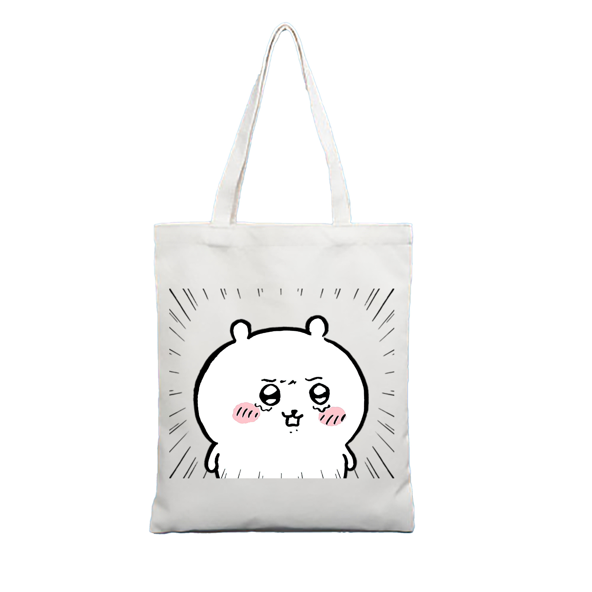 （画像用） ちいかわ ちいかわ Chii-kawa chiikawa 縦型キャンバス生地手提げバッグ　トートバッグ