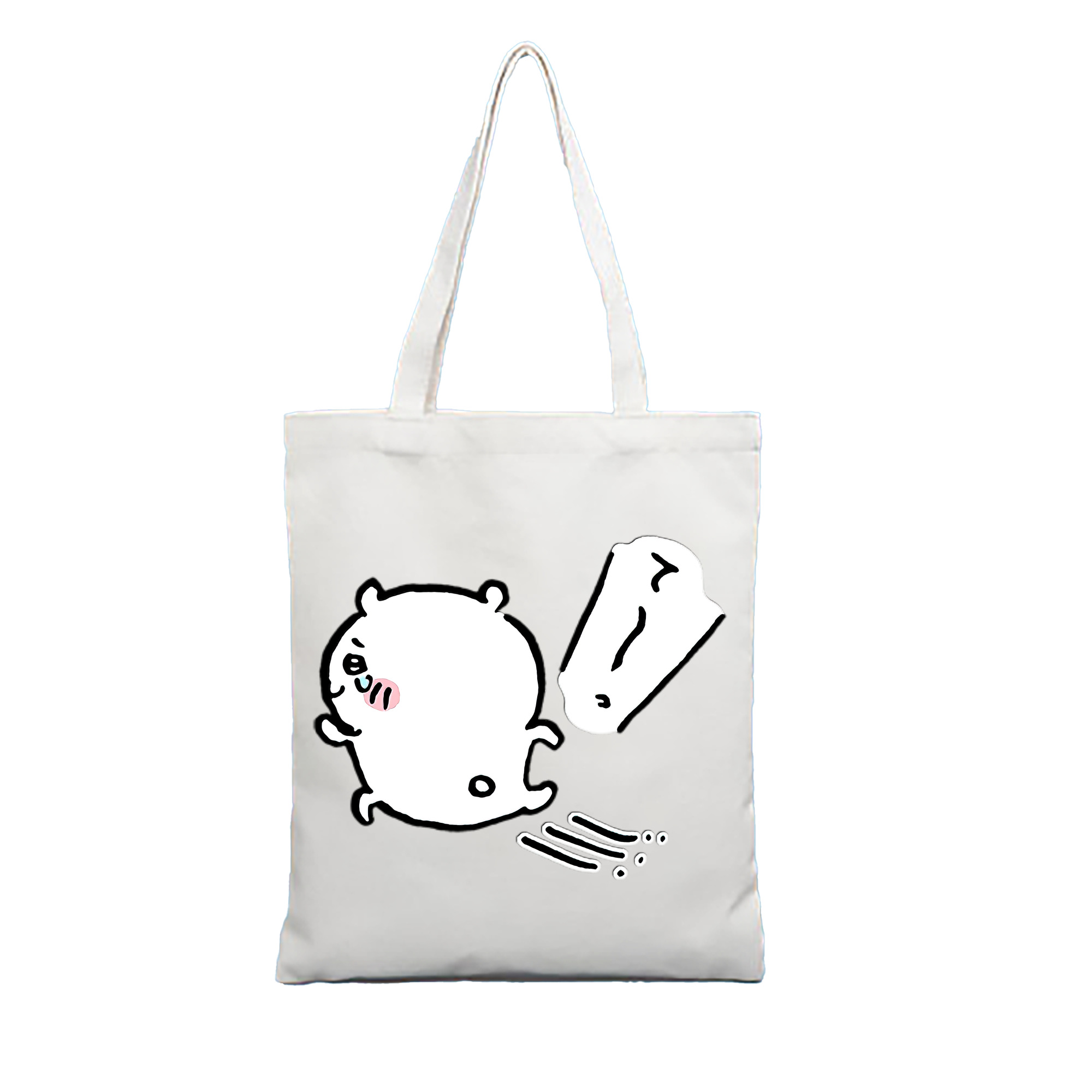 （画像用） ちいかわ ちいかわ Chii-kawa chiikawa 縦型キャンバス生地手提げバッグ　トートバッグ