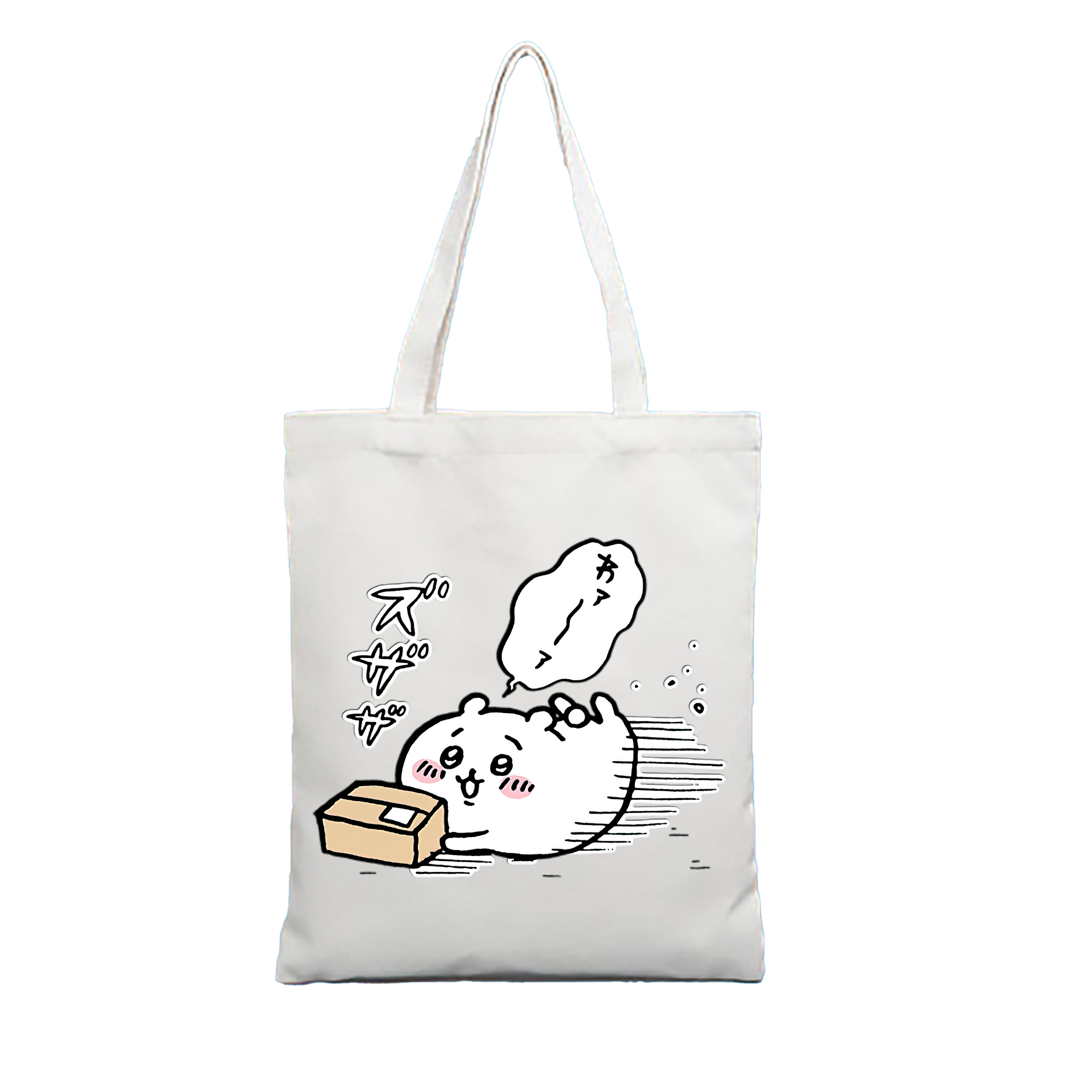 （画像用） ちいかわ ちいかわ Chii-kawa chiikawa 縦型キャンバス生地手提げバッグ　トートバッグ