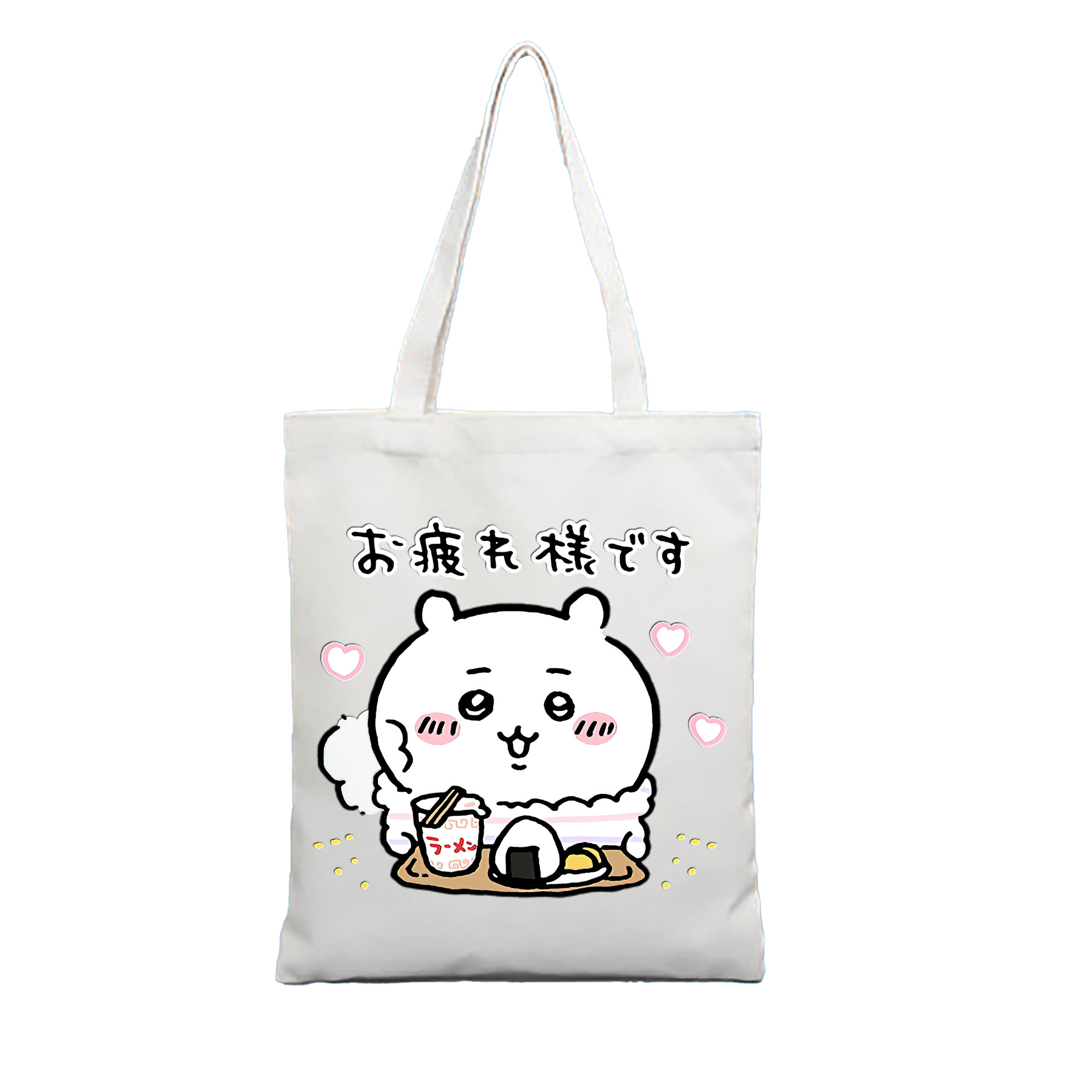（画像用） ちいかわ ちいかわ Chii-kawa chiikawa 縦型キャンバス生地手提げバッグ　トートバッグ