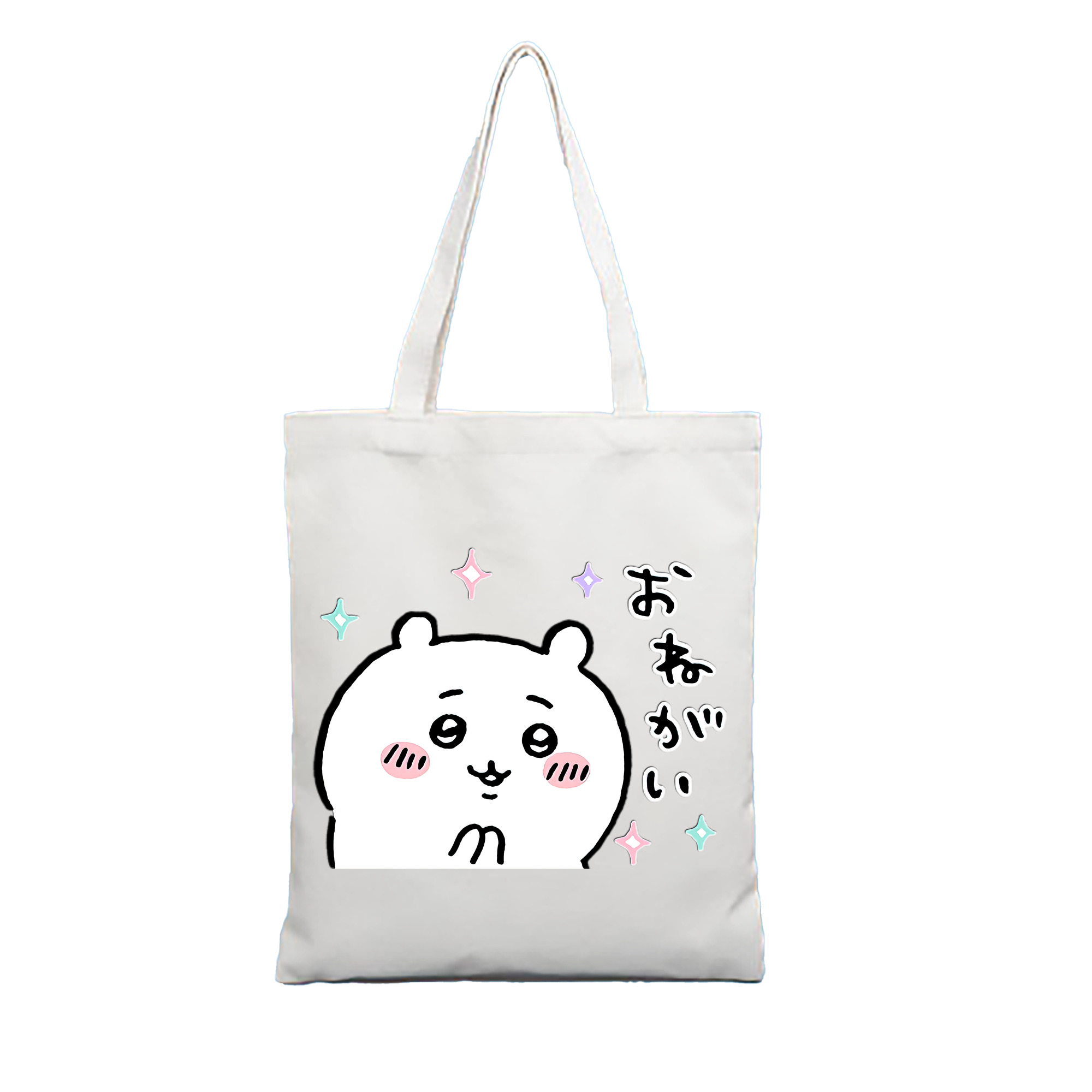 （画像用） ちいかわ ちいかわ Chii-kawa chiikawa 縦型キャンバス生地手提げバッグ　トートバッグ