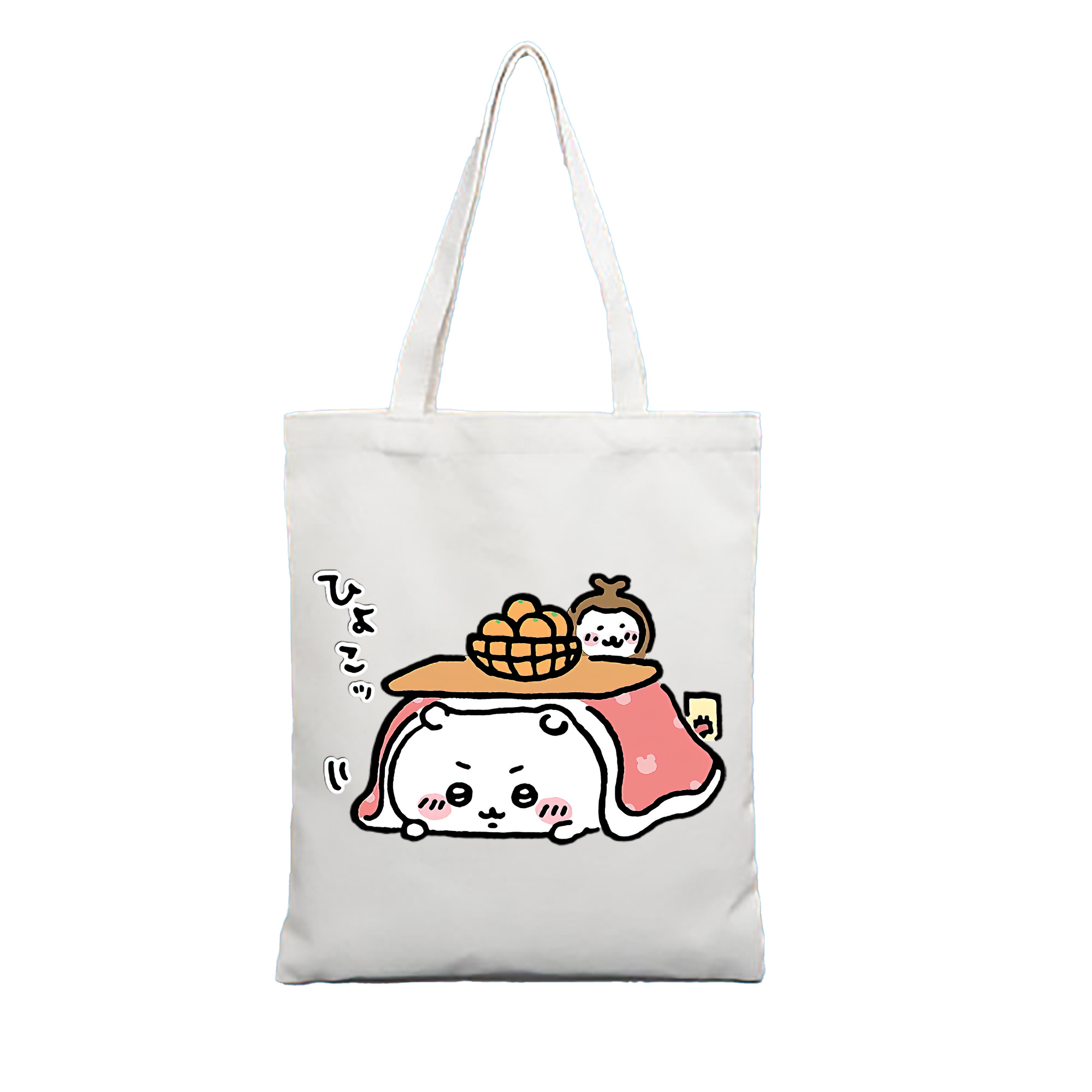 （画像用） ちいかわ ちいかわ Chii-kawa chiikawa 縦型キャンバス生地手提げバッグ　トートバッグ