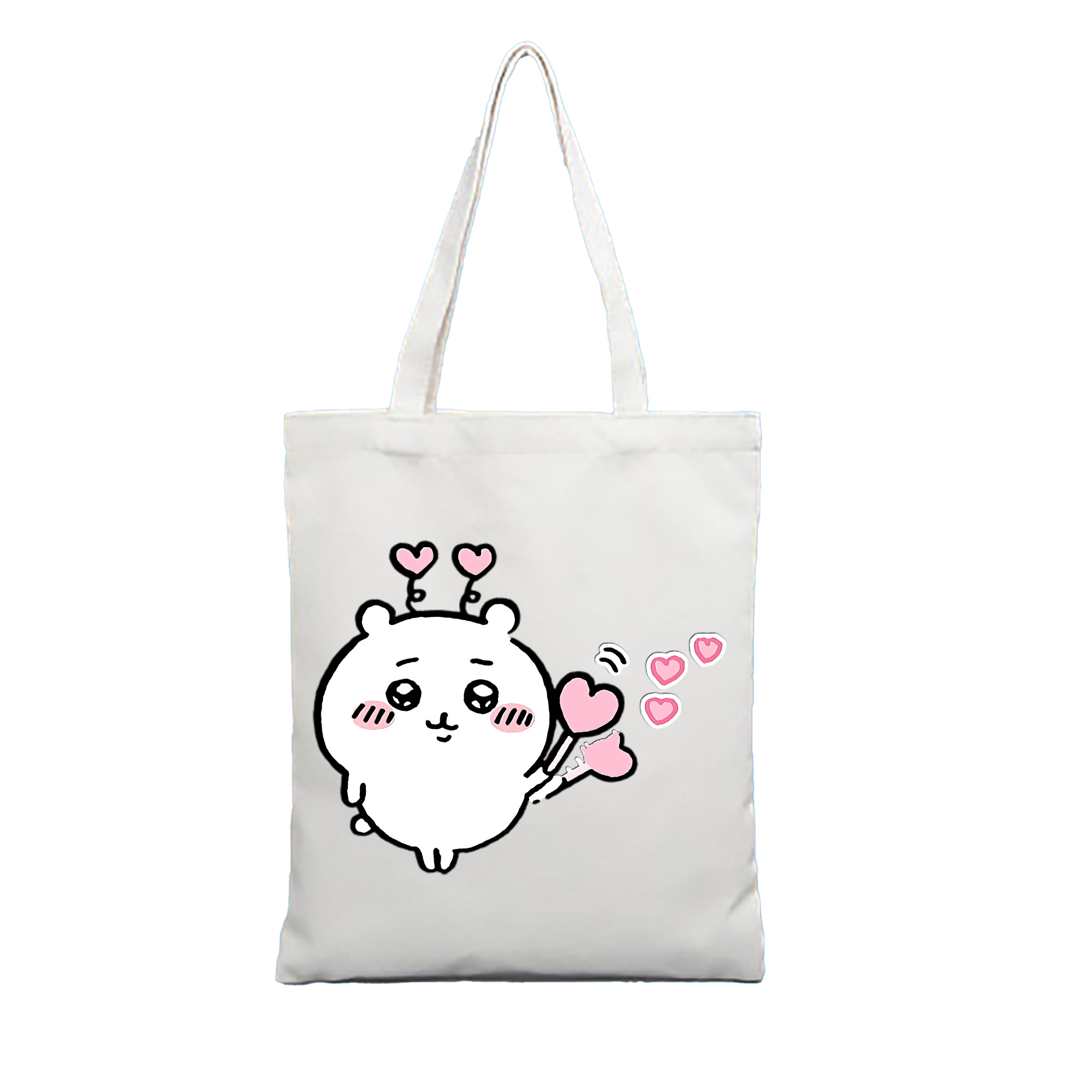 （画像用） ちいかわ ちいかわ Chii-kawa chiikawa 縦型キャンバス生地手提げバッグ　トートバッグ