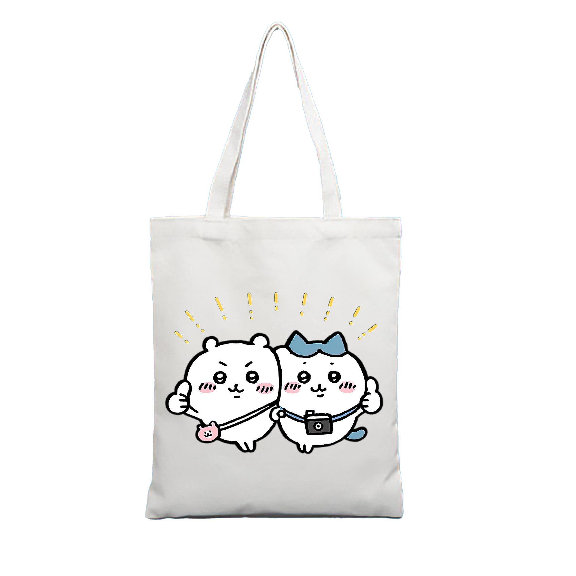 （画像用） ちいかわ ちいかわ Chii-kawa chiikawa 縦型キャンバス生地手提げバッグ　トートバッグ