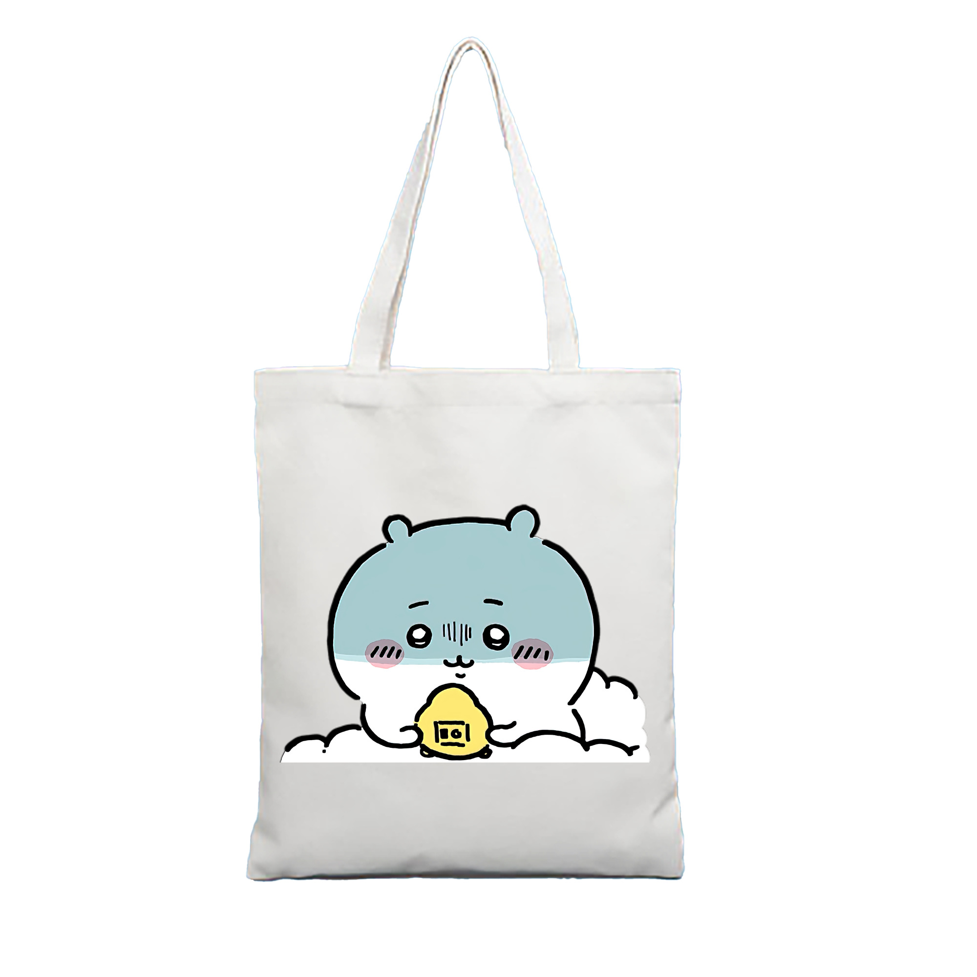 （画像用） ちいかわ ちいかわ Chii-kawa chiikawa 縦型キャンバス生地手提げバッグ　トートバッグ