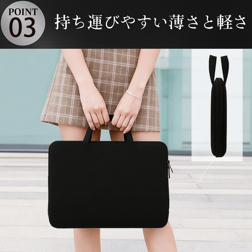 ちいかわ ハチワレ Chii-kawa hachiware 手提げノートパソコンバッグ