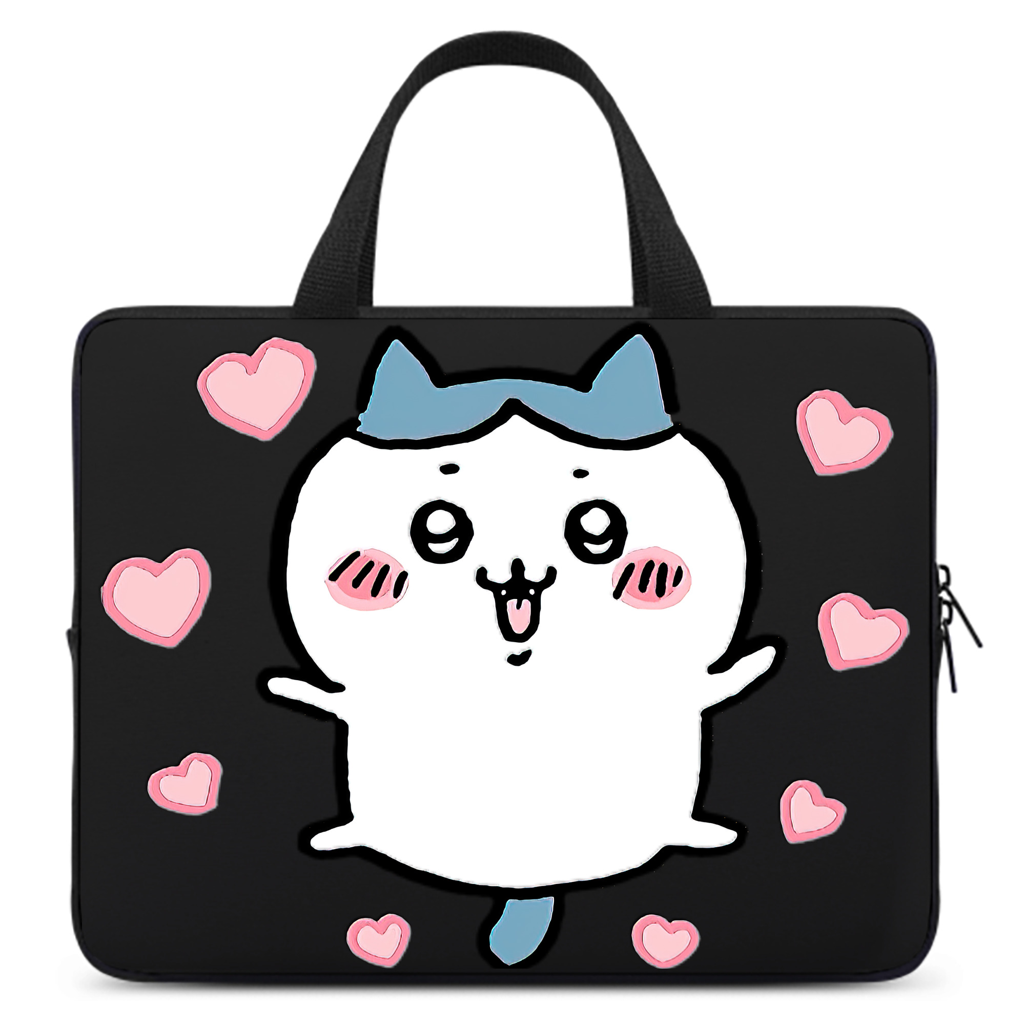 （画像用） ちいかわ ハチワレ Chii-kawa hachiware 手提げノートパソコンバッグ