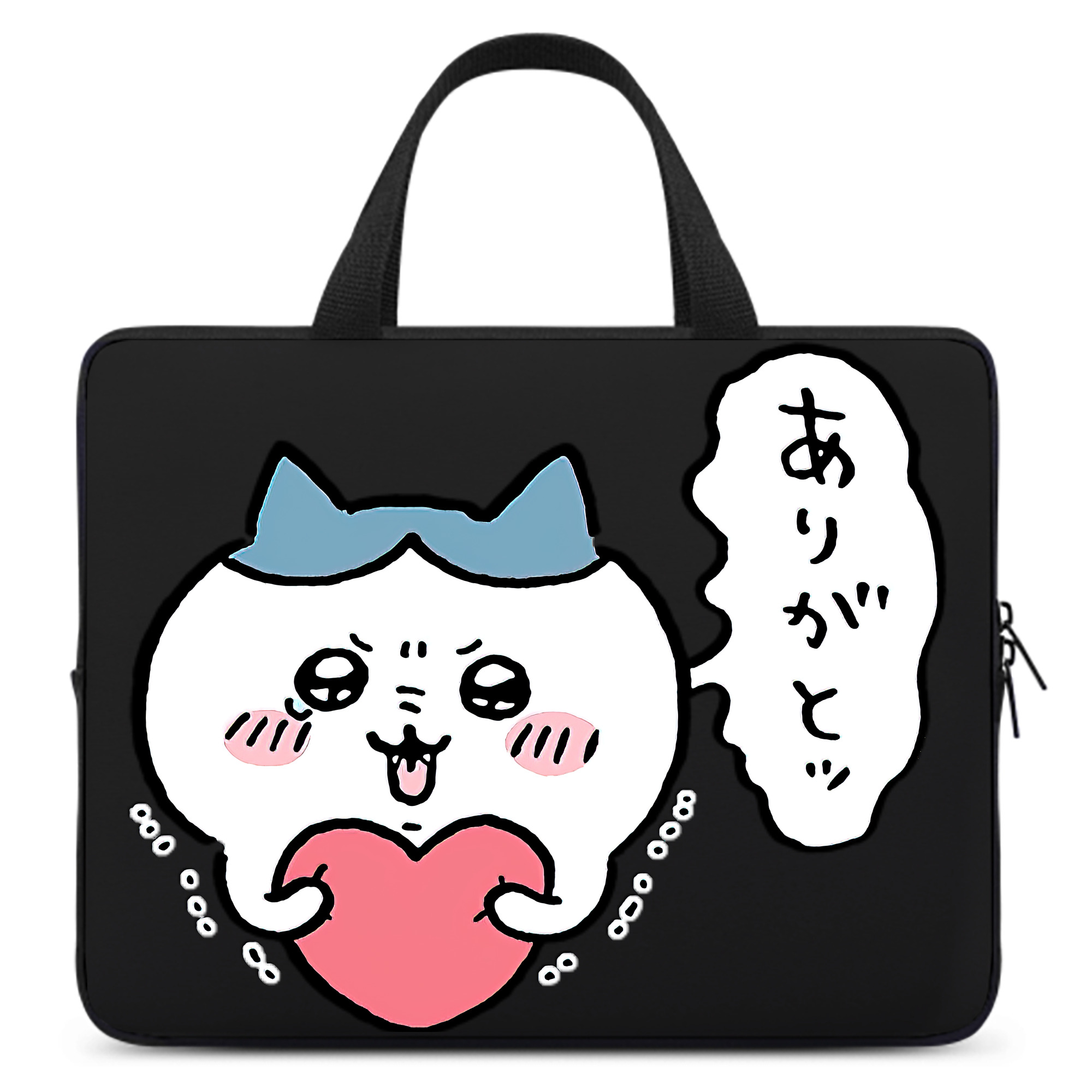（画像用） ちいかわ ハチワレ Chii-kawa hachiware 手提げノートパソコンバッグ