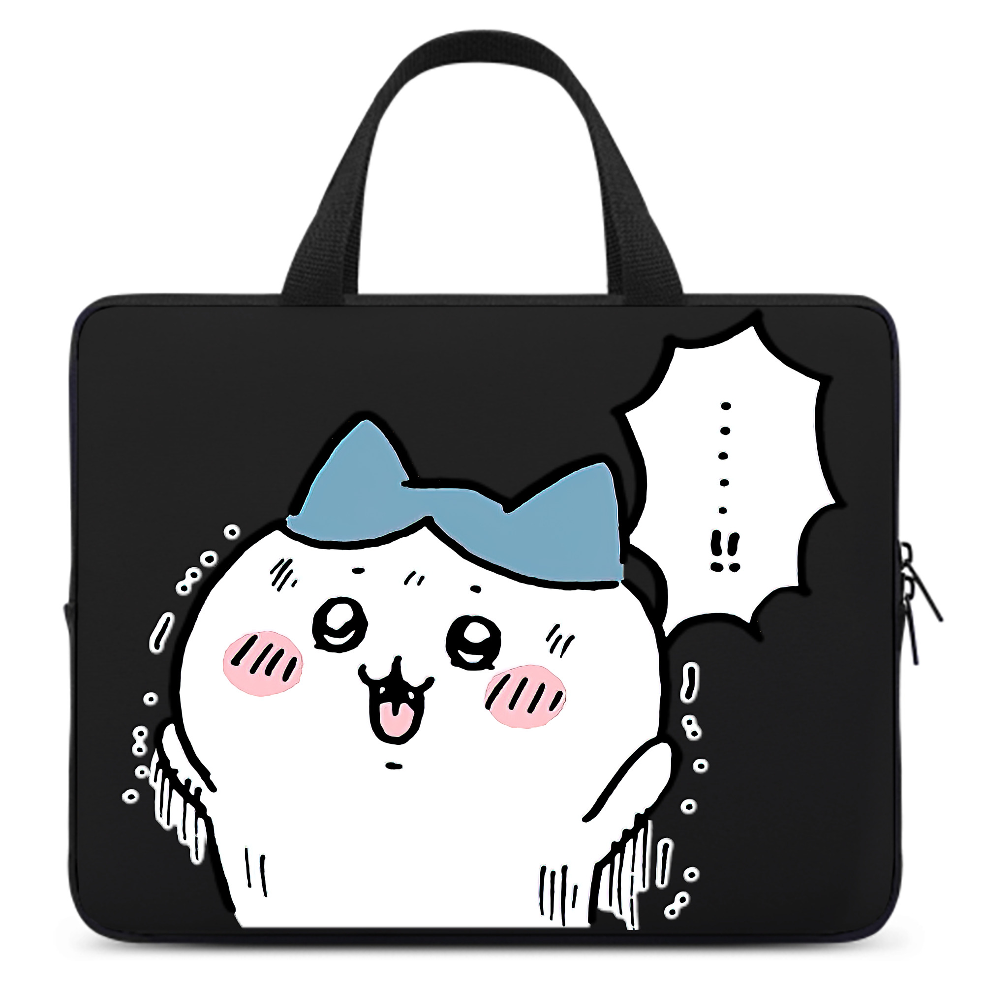 （画像用） ちいかわ ハチワレ Chii-kawa hachiware 手提げノートパソコンバッグ