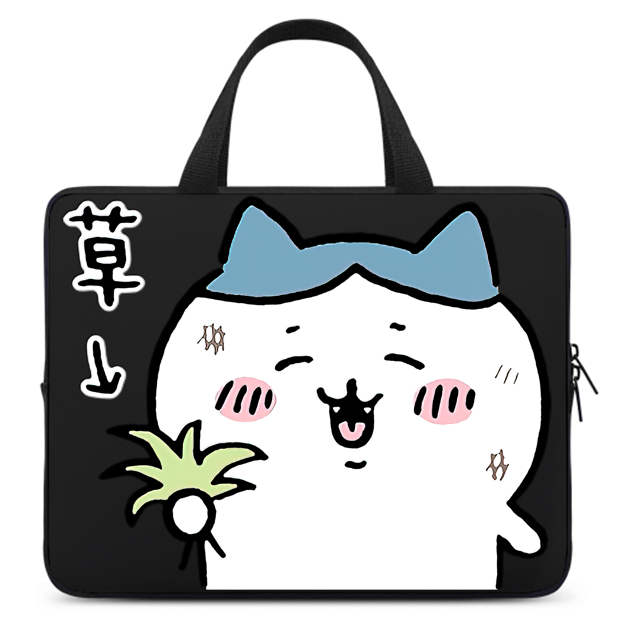 （画像用） ちいかわ ハチワレ Chii-kawa hachiware 手提げノートパソコンバッグ