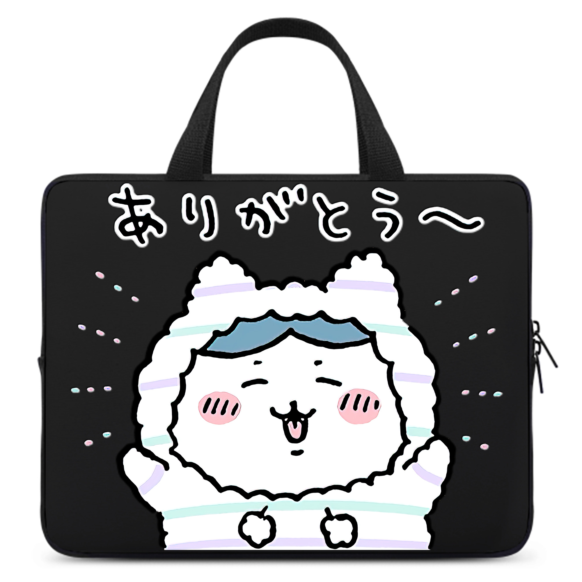 （画像用） ちいかわ ハチワレ Chii-kawa hachiware 手提げノートパソコンバッグ