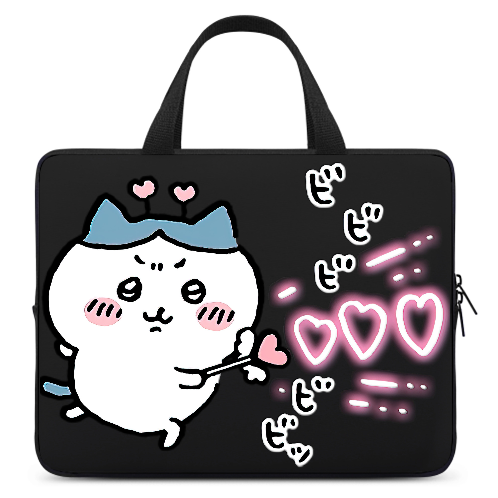 （画像用） ちいかわ ハチワレ Chii-kawa hachiware 手提げノートパソコンバッグ