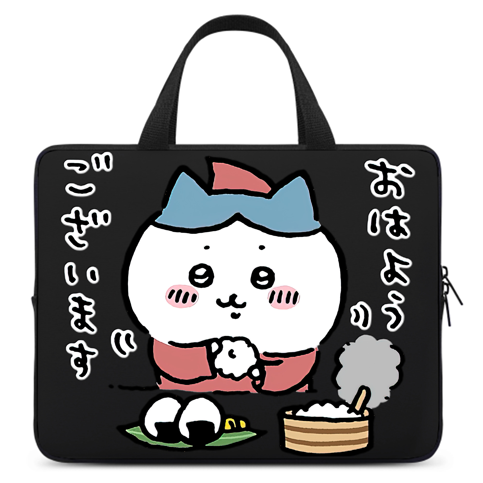（画像用） ちいかわ ハチワレ Chii-kawa hachiware 手提げノートパソコンバッグ