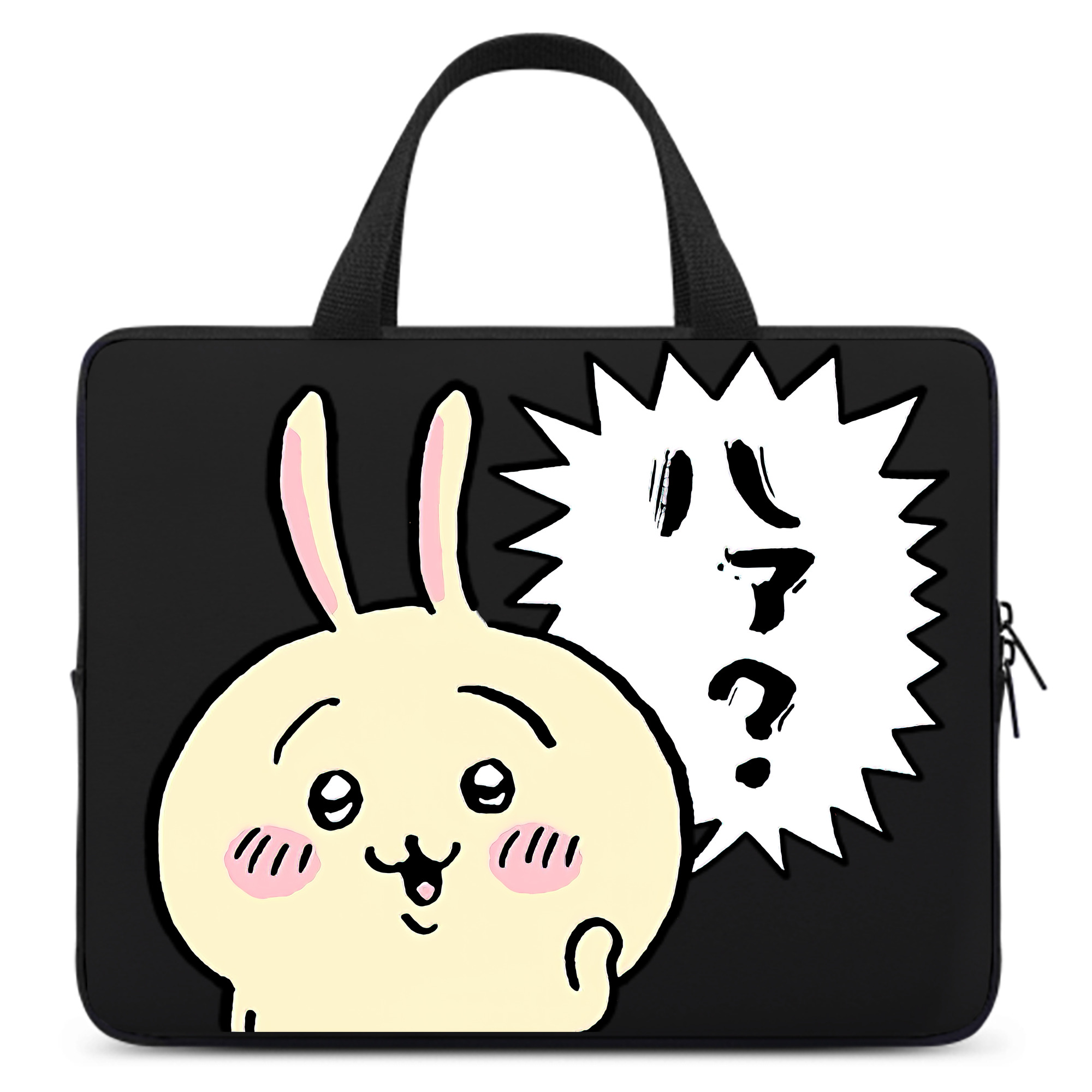 （画像用） ちいかわ うさぎ Chii-kawa usagi 手提げノートパソコンバッグ